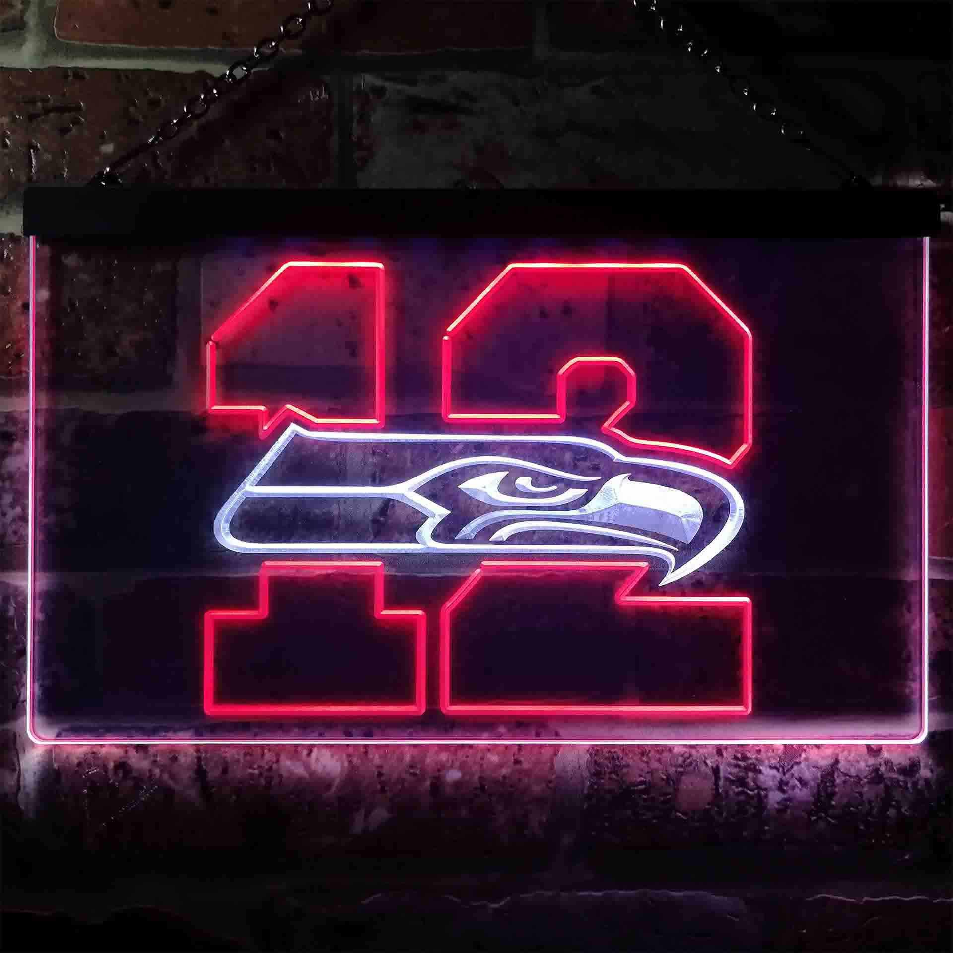 Seattle Seahawks 12th Man Cave LED Neon Sign - Image 10