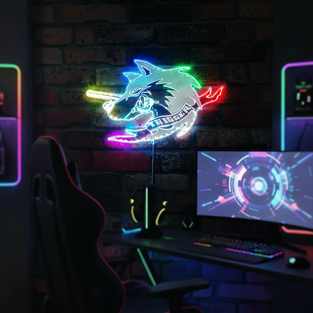 Ace Combat Trigger Neon LED Sign with Dynamic RGB Colors - Image 8