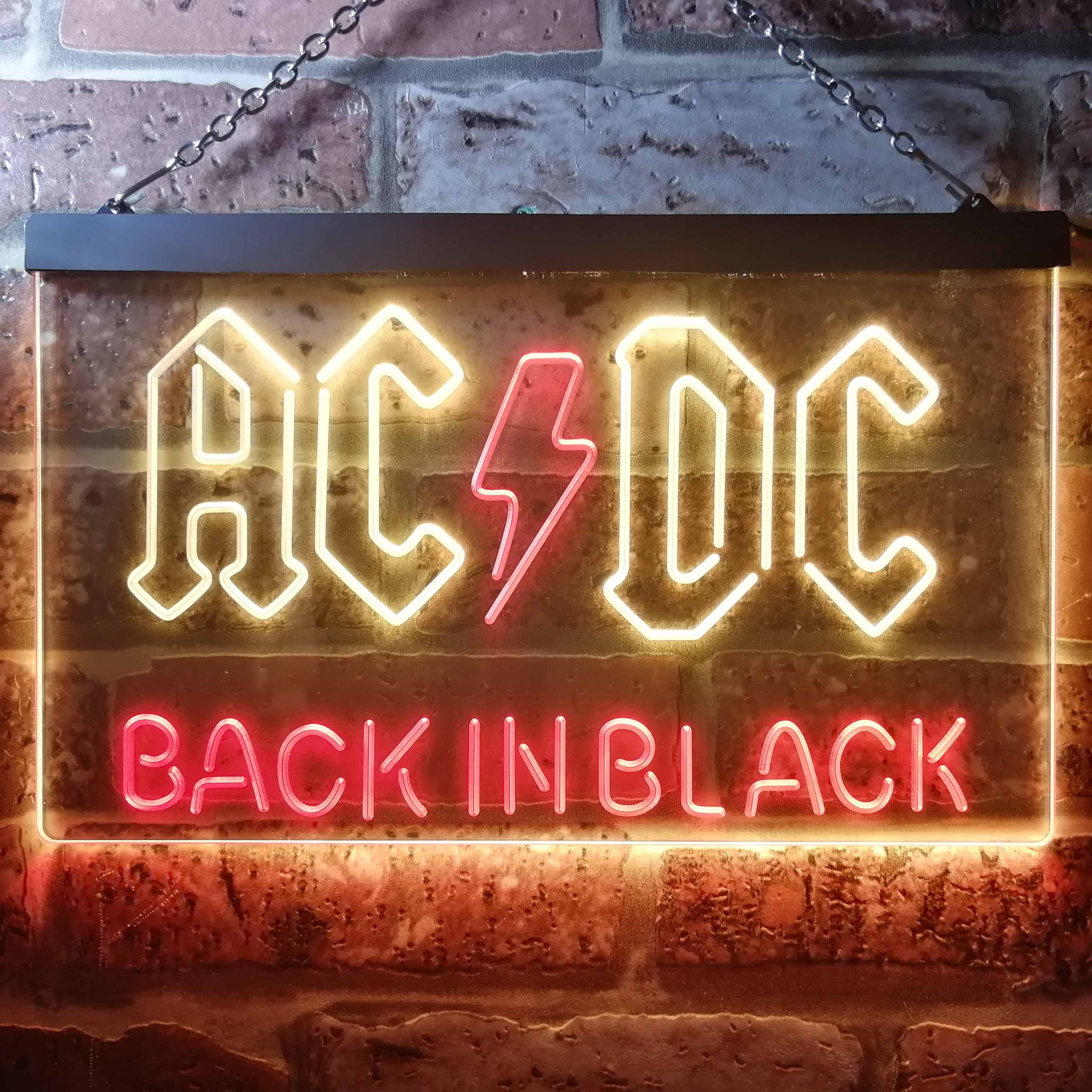 ACDC Rock Band Room Wall Decor LED Neon Sign - Image 8