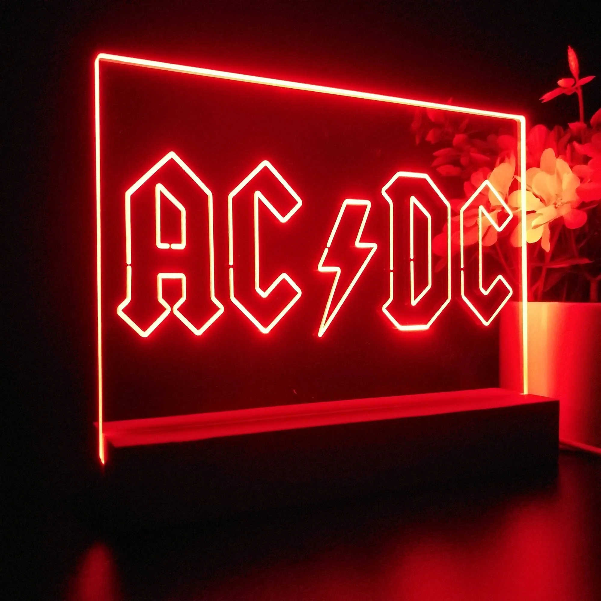 ACDC Band Music 3D Illusion Night Light Desk Lamp - Image 6