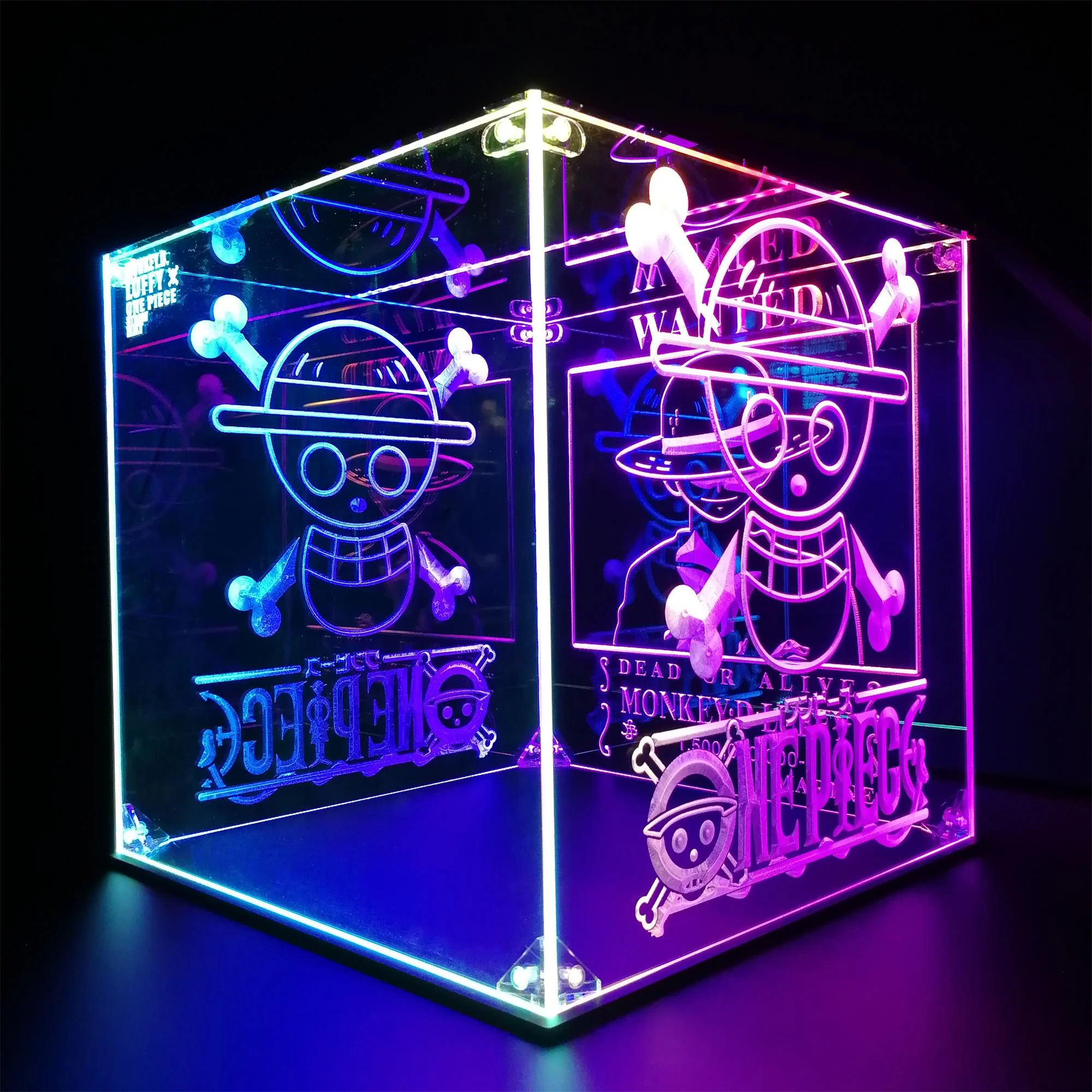 LED Display Case For Luffy Anime Action Figure, One Piece Collectible Figures - Image 12