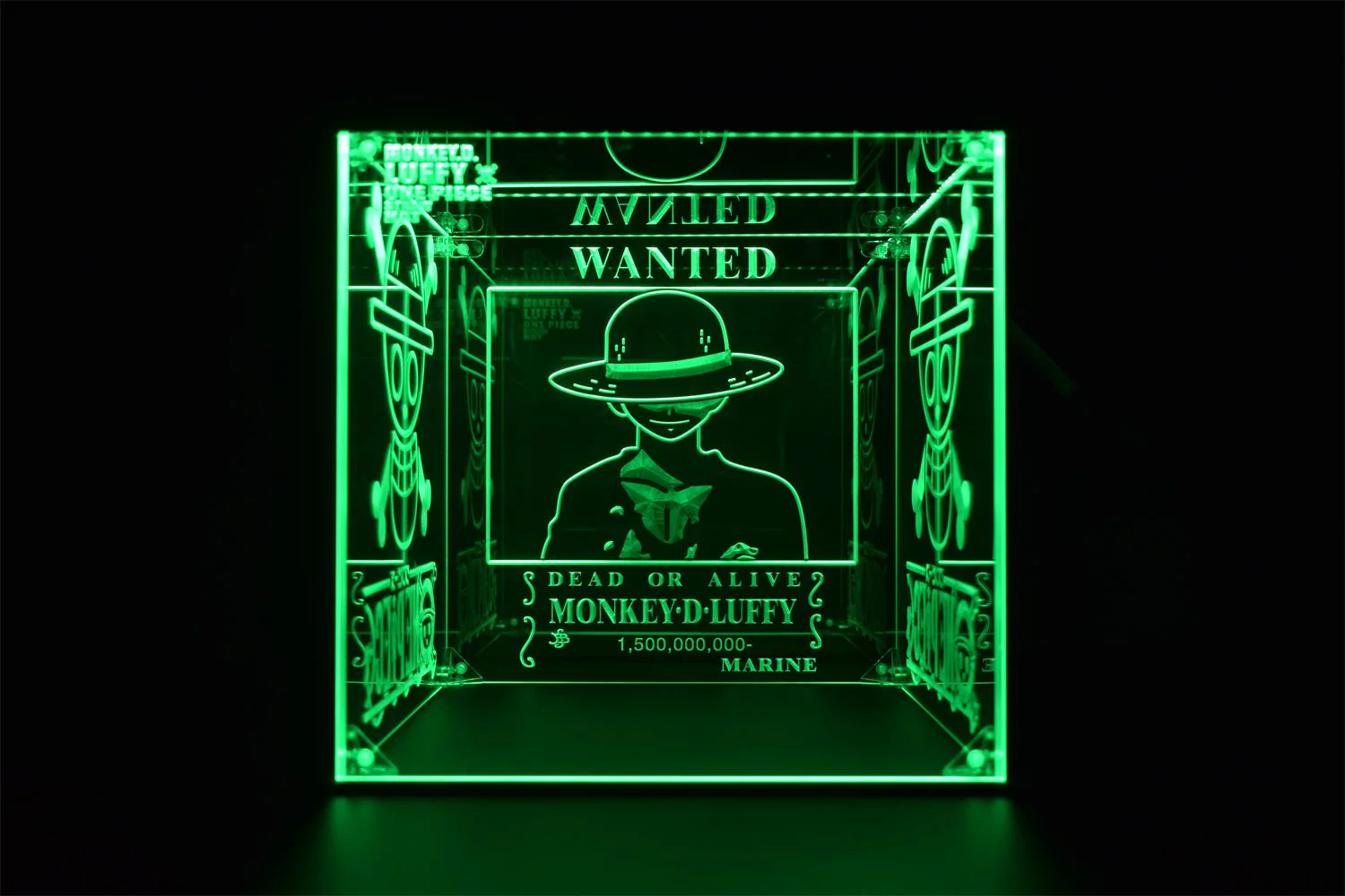 LED Display Case For Luffy Anime Action Figure, One Piece Collectible Figures - Image 7