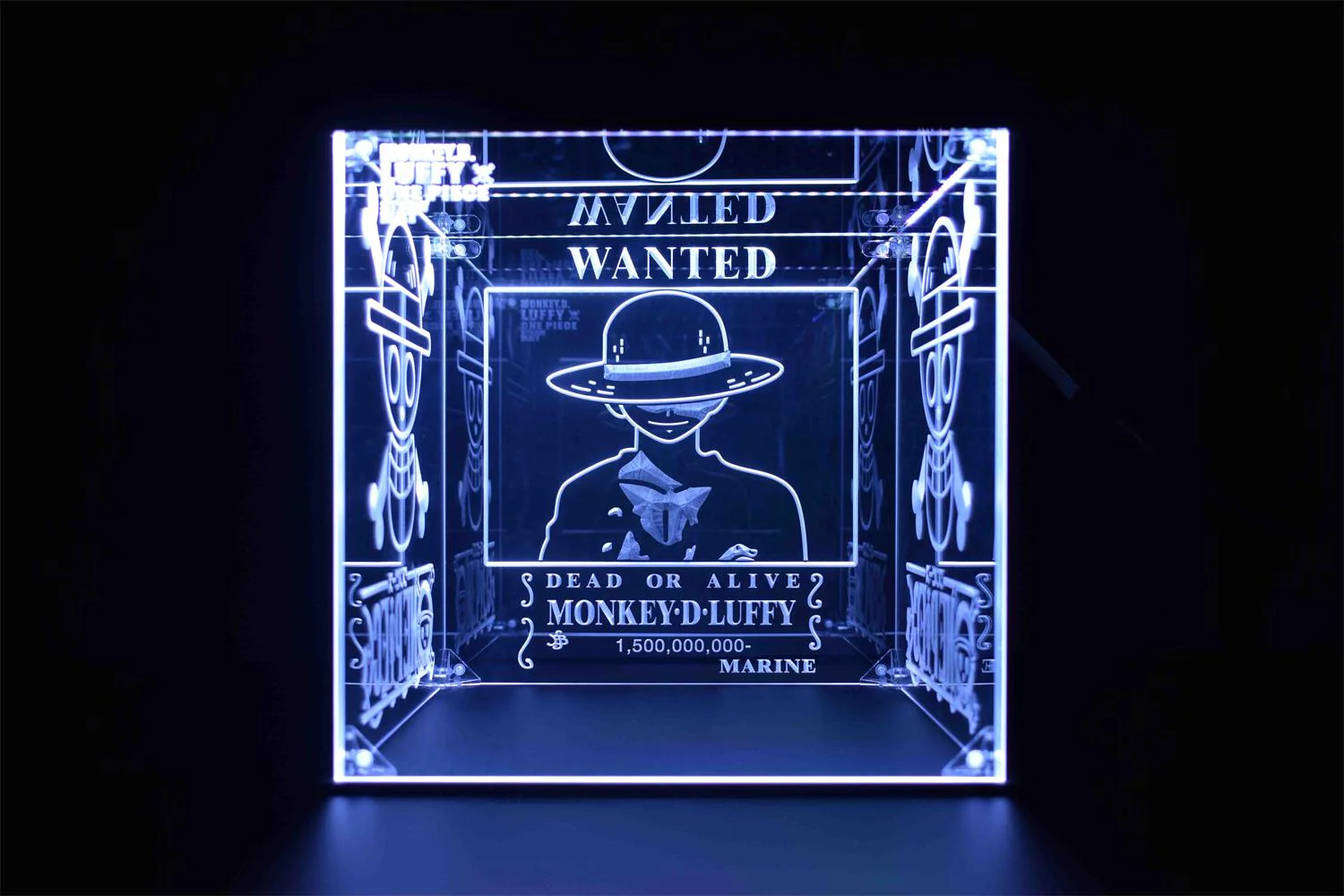 LED Display Case For Luffy Anime Action Figure, One Piece Collectible Figures - Image 9
