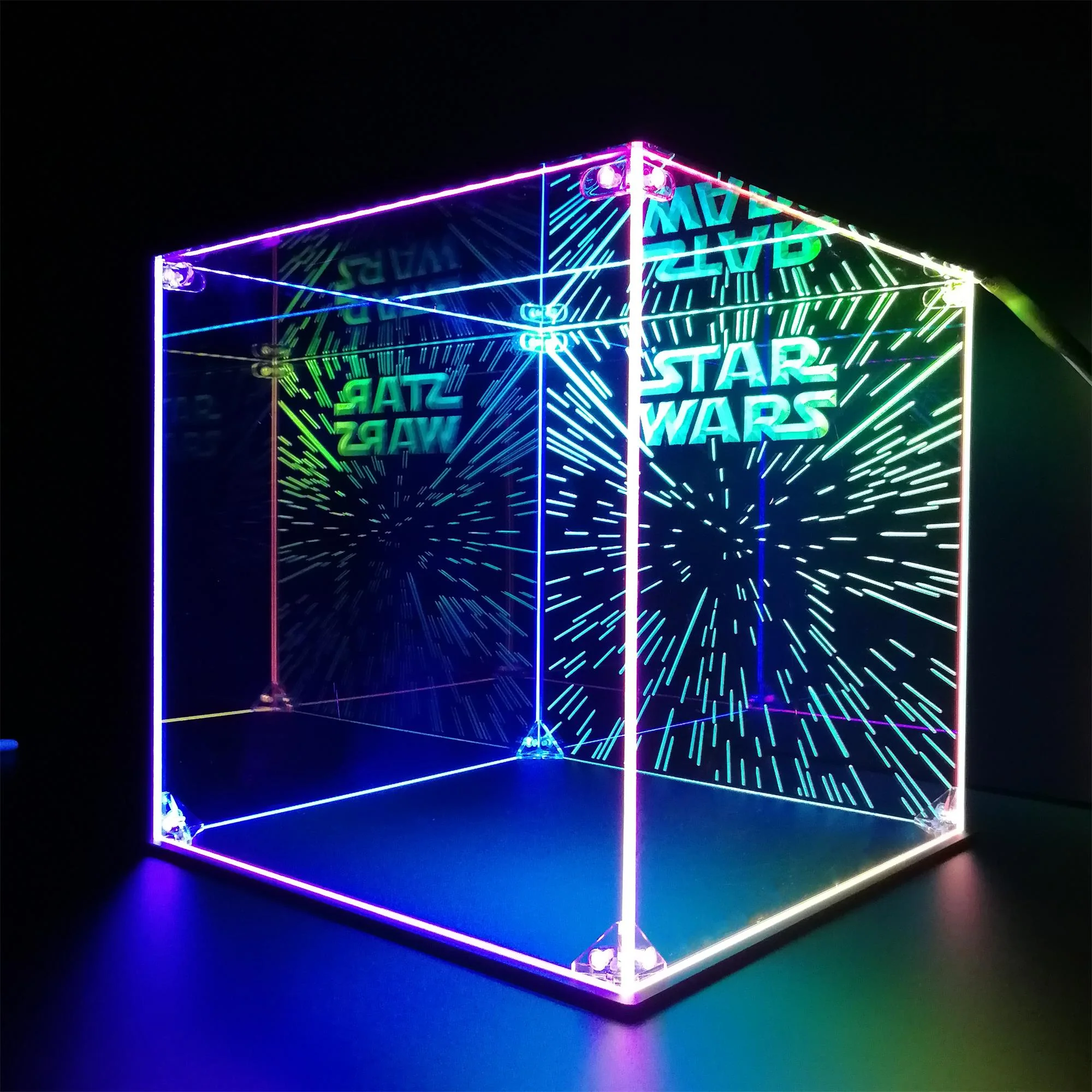 Star Wars LED Display Case For Lego Sets, Lego Helmet, Collectible Figures