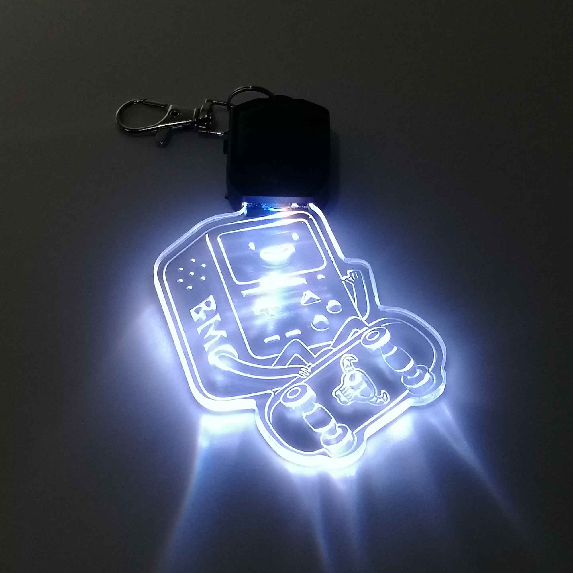 Adventure Time BMO Robot LED Light Acrylic Keychain , Christmas Tree Ornament - Image 5