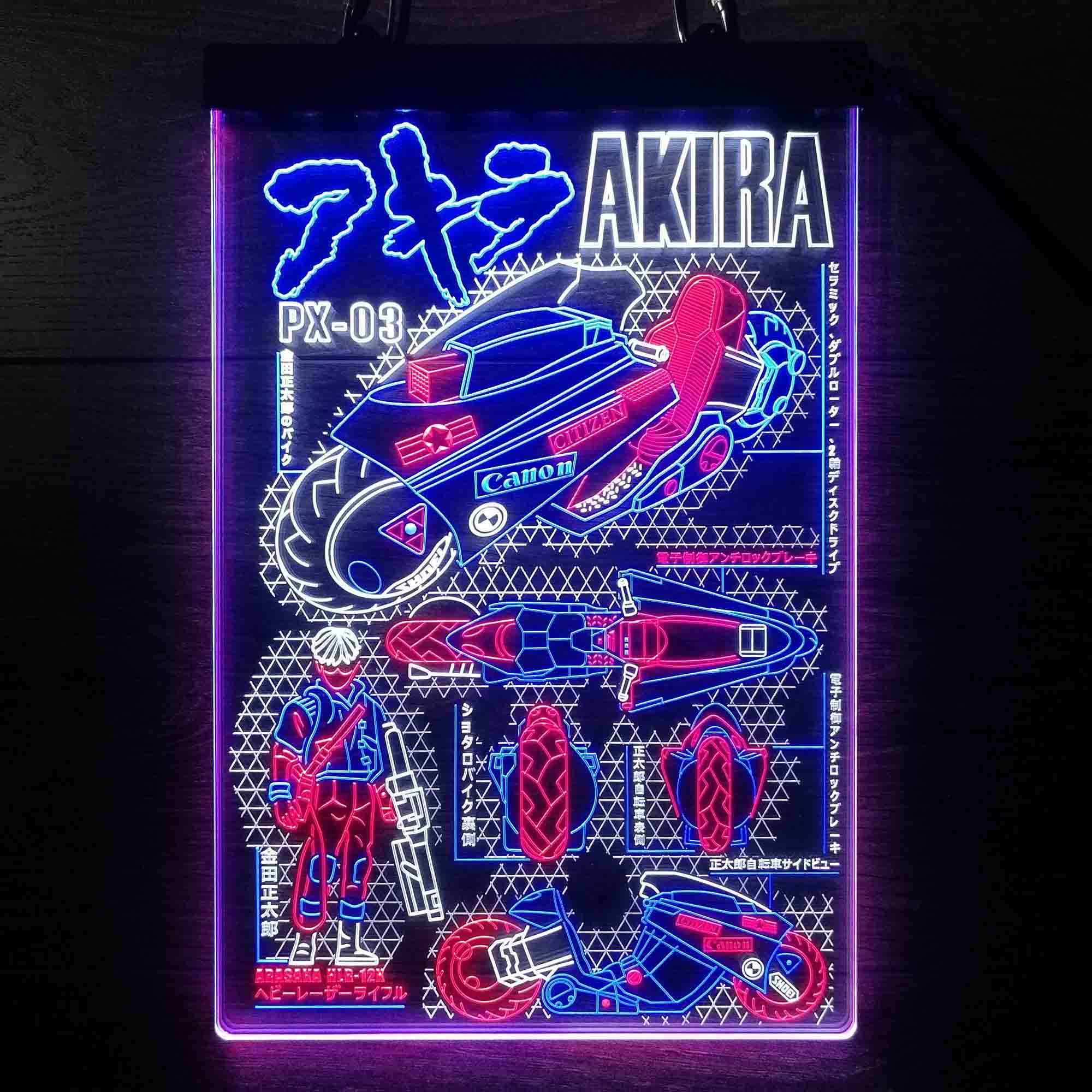 Akira Cyberpunk Bike Neon LED Sign 3 Colors - Image 3