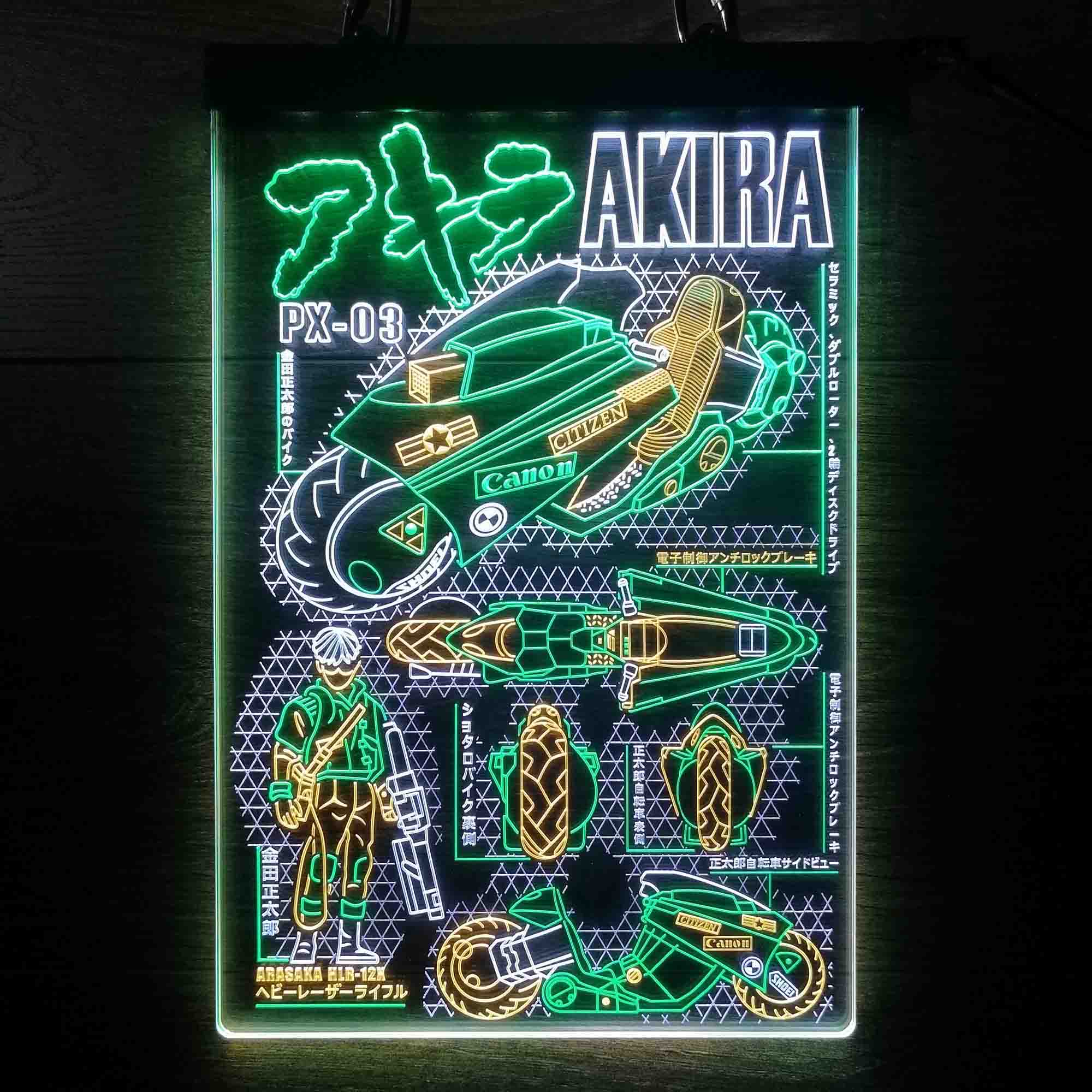 Akira Cyberpunk Bike Neon LED Sign 3 Colors - Image 4