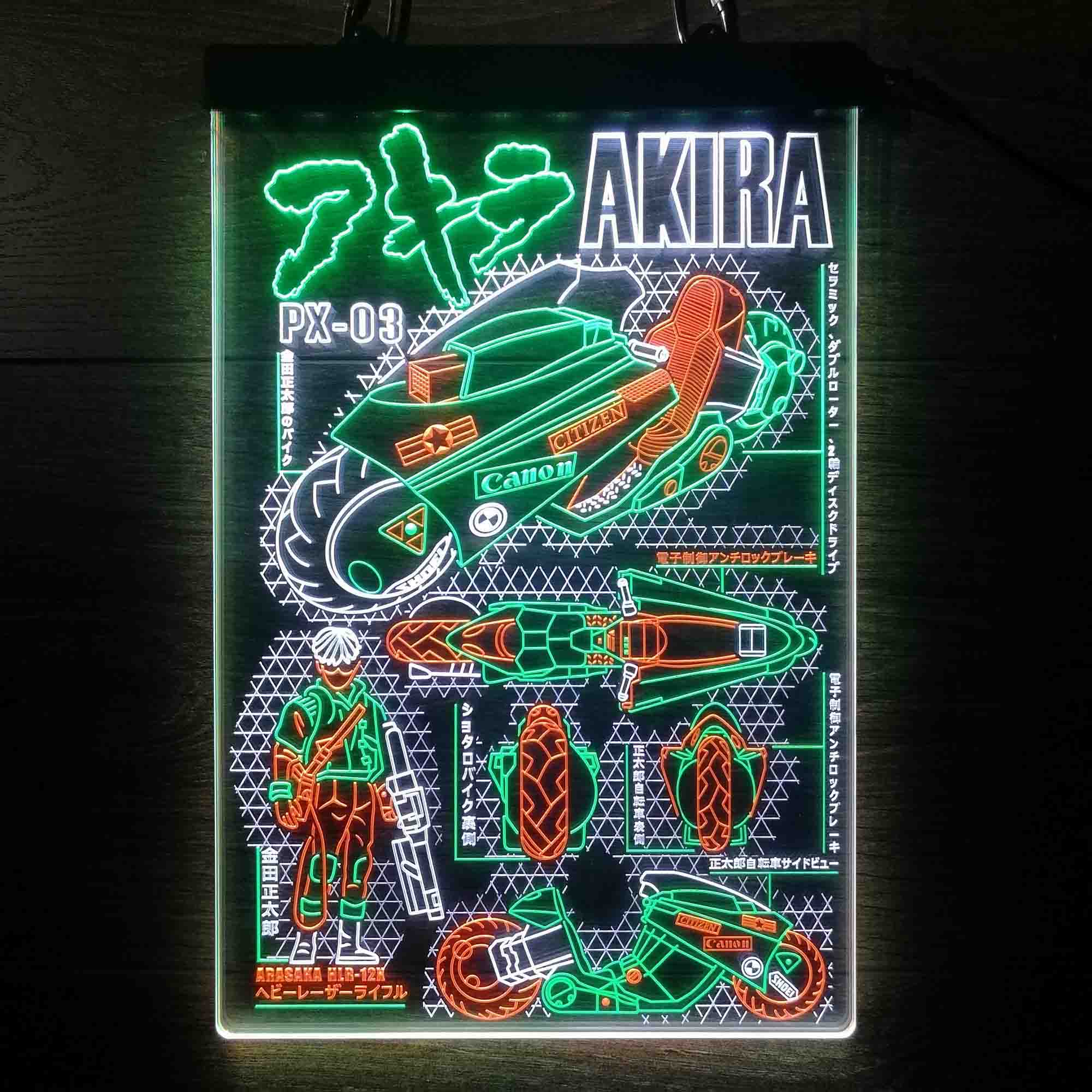 Akira Cyberpunk Bike Neon LED Sign 3 Colors - Image 7
