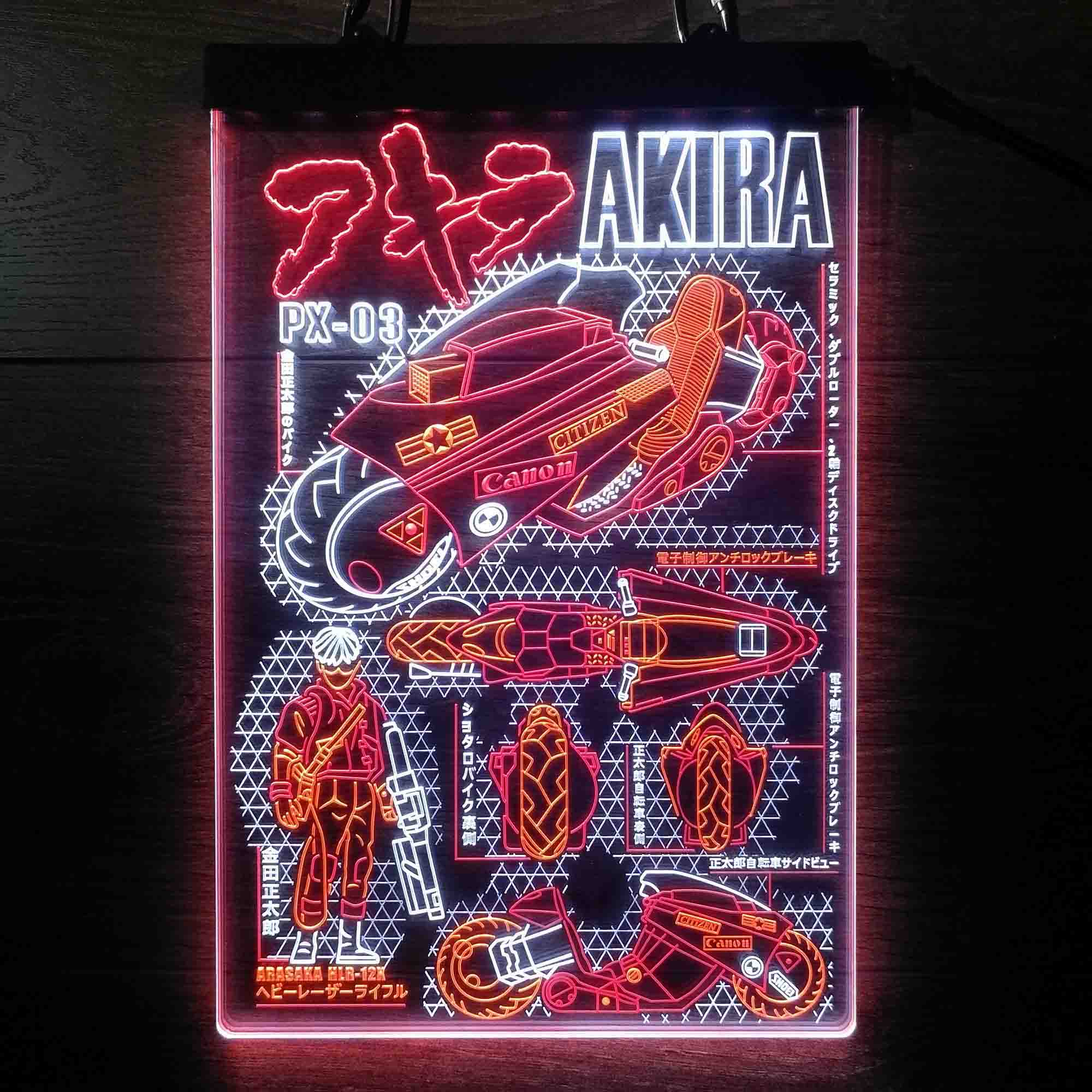 Akira Cyberpunk Bike Neon LED Sign 3 Colors - Image 9
