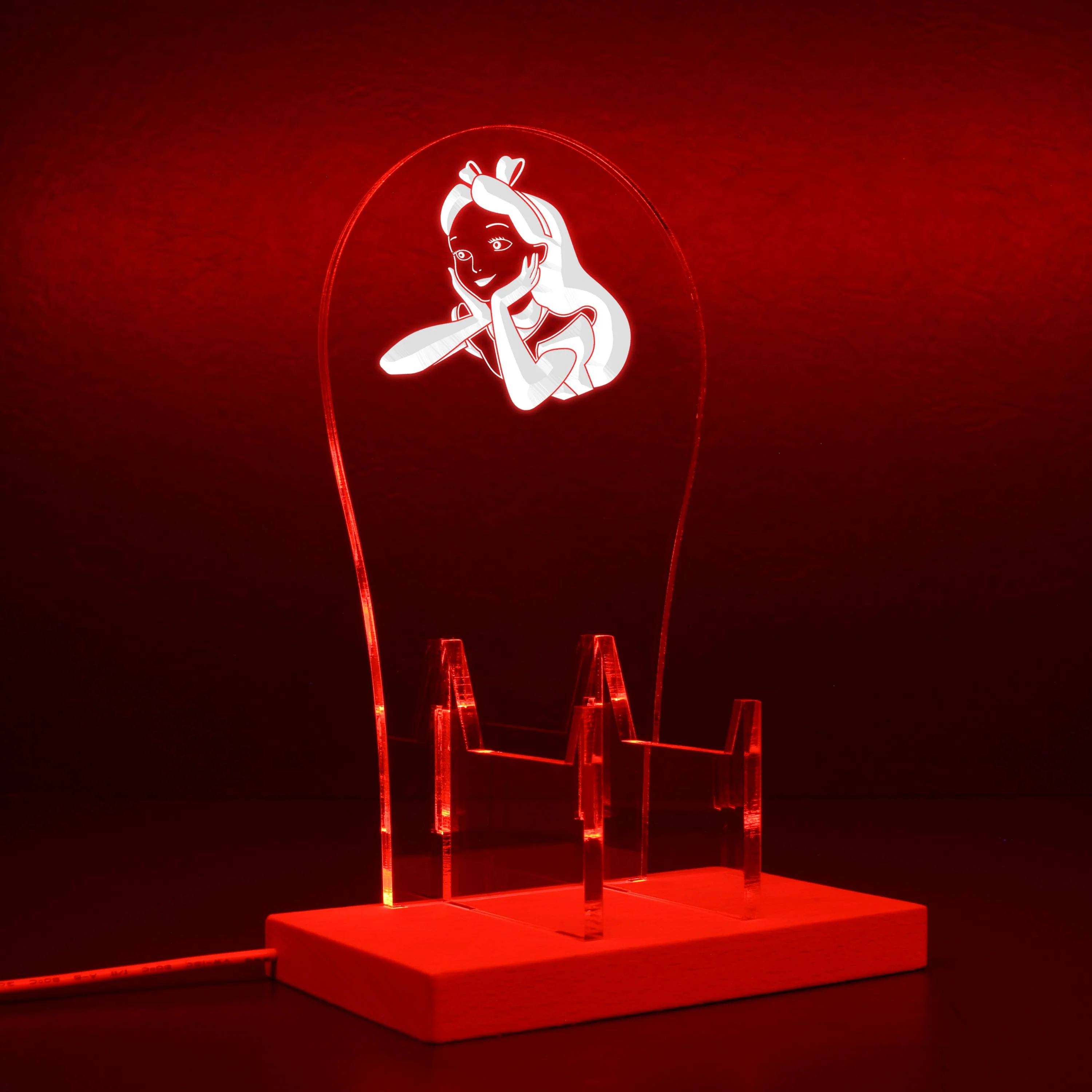 Alice In Wonderland RGB LED Gaming Headset Controller Stand - Image 7