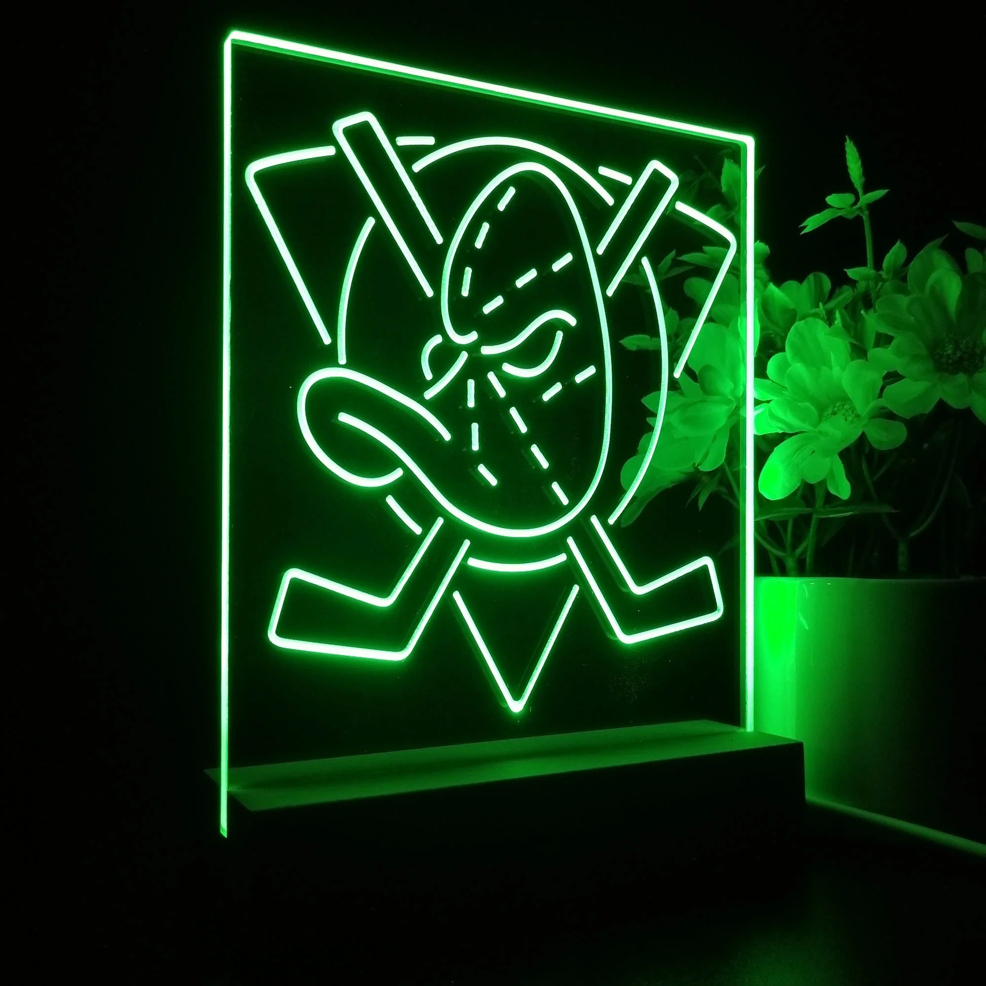 Anaheim Ducks Night Light Neon Pub Bar Lamp - Image 6