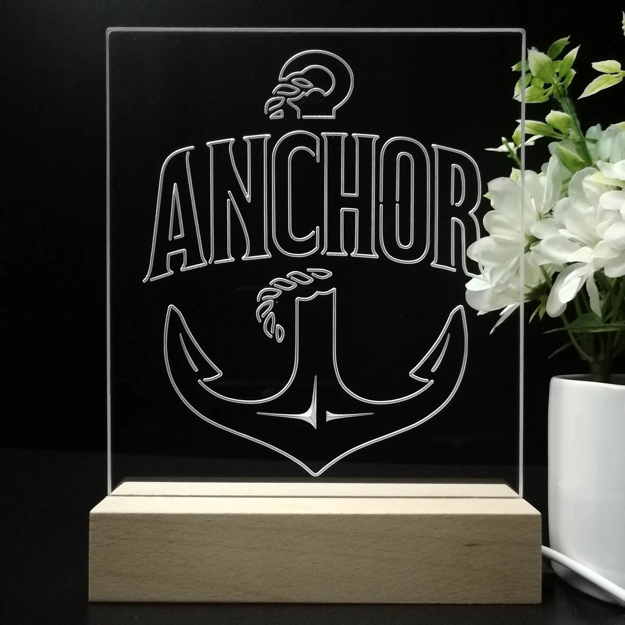 Anchor beer Night Light Neon Pub Bar Lamp - Image 8