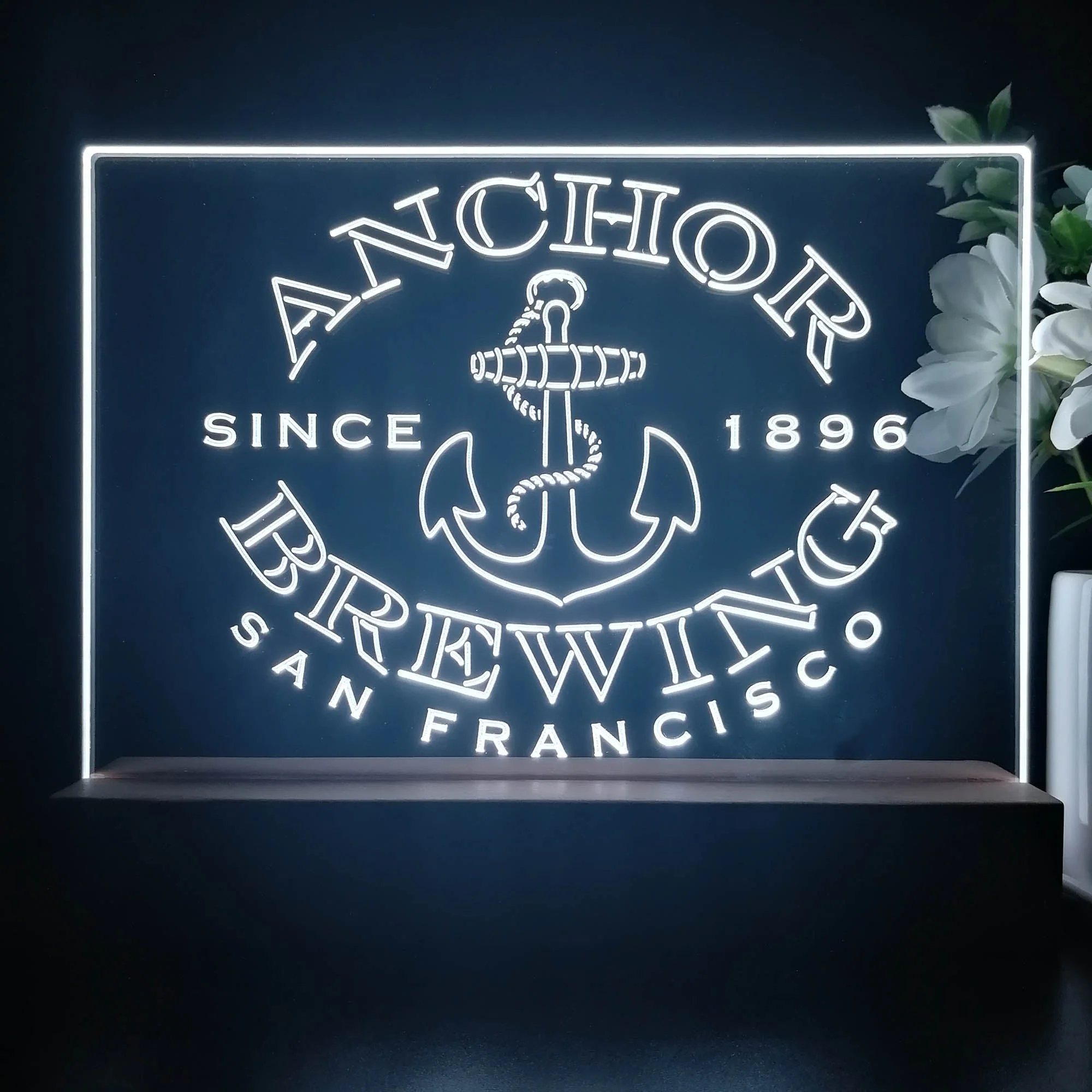 Anchor Brewing Co. Neon Sign Pub Bar Decor Lamp - Image 3