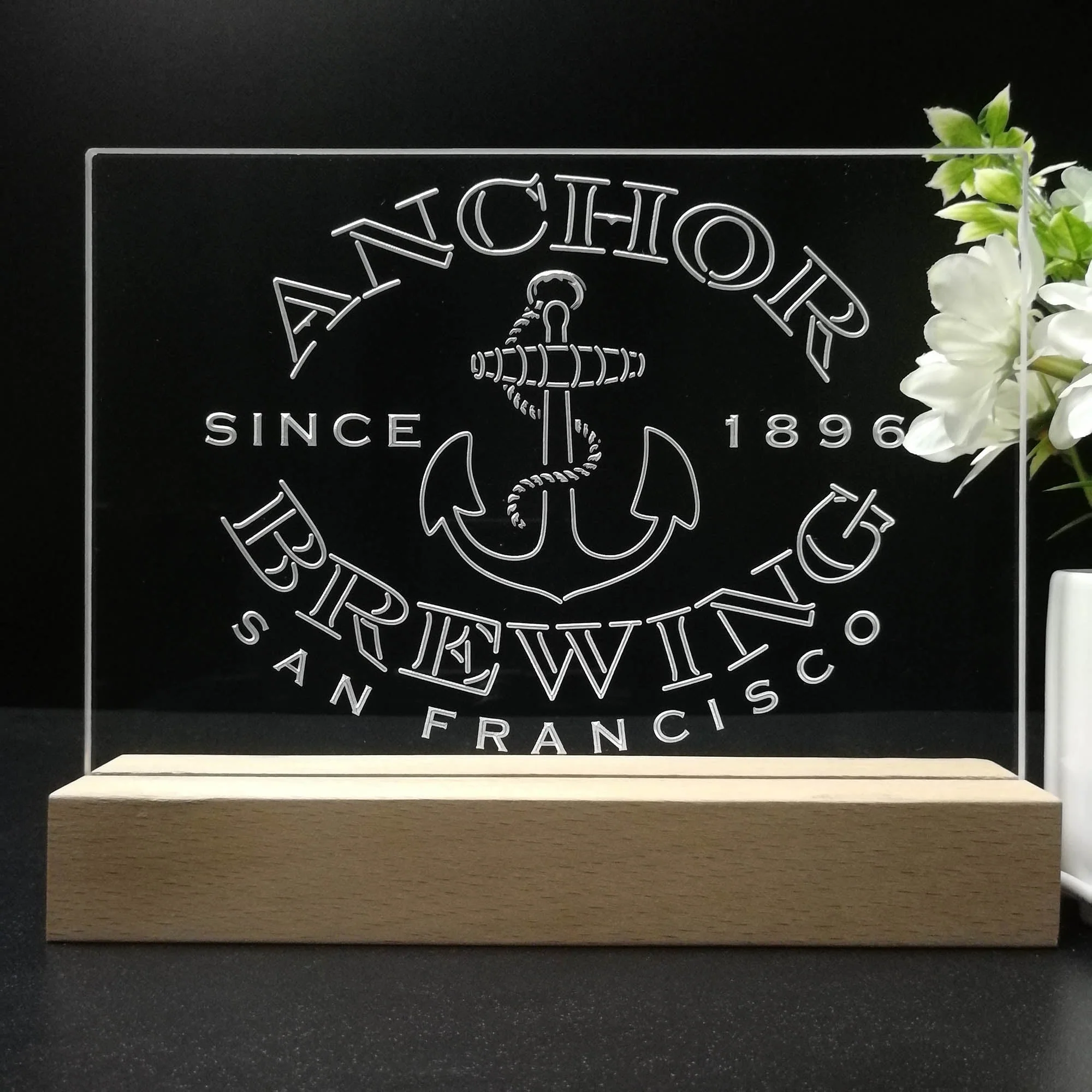 Anchor Brewing Co. Neon Sign Pub Bar Decor Lamp - Image 8