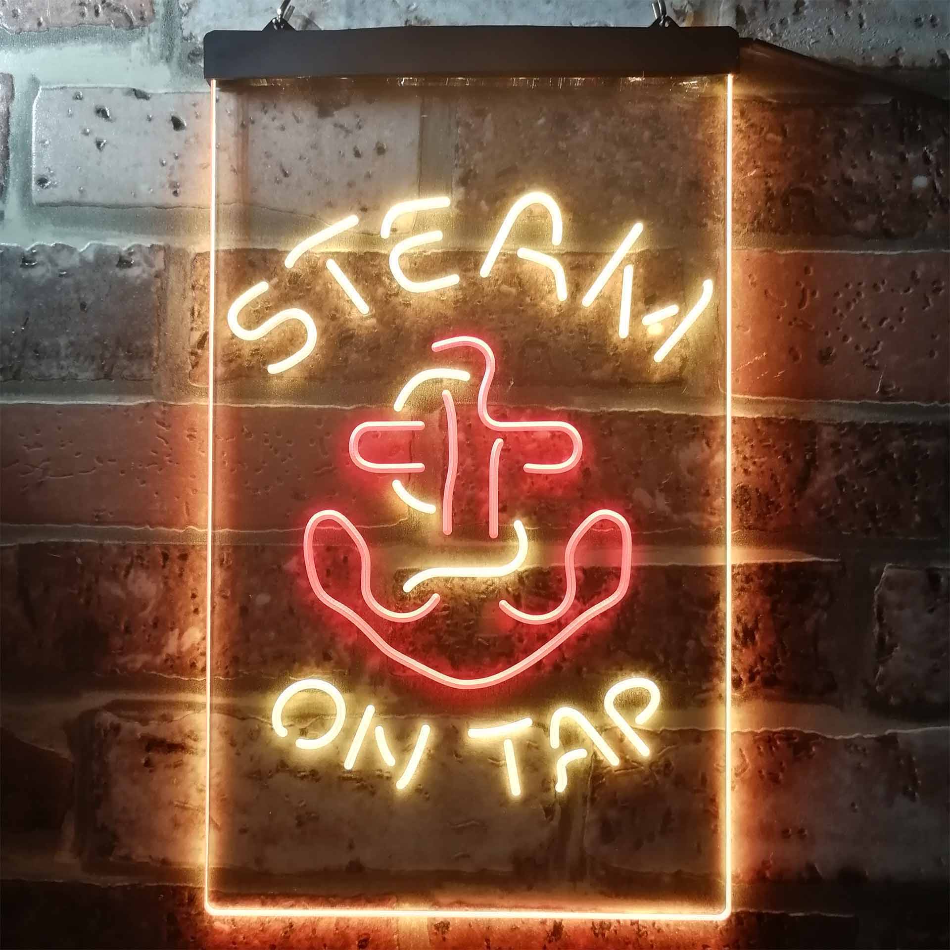 Anchor Steam Beer On Tap Bar Neon-Like LED Sign - Image 3