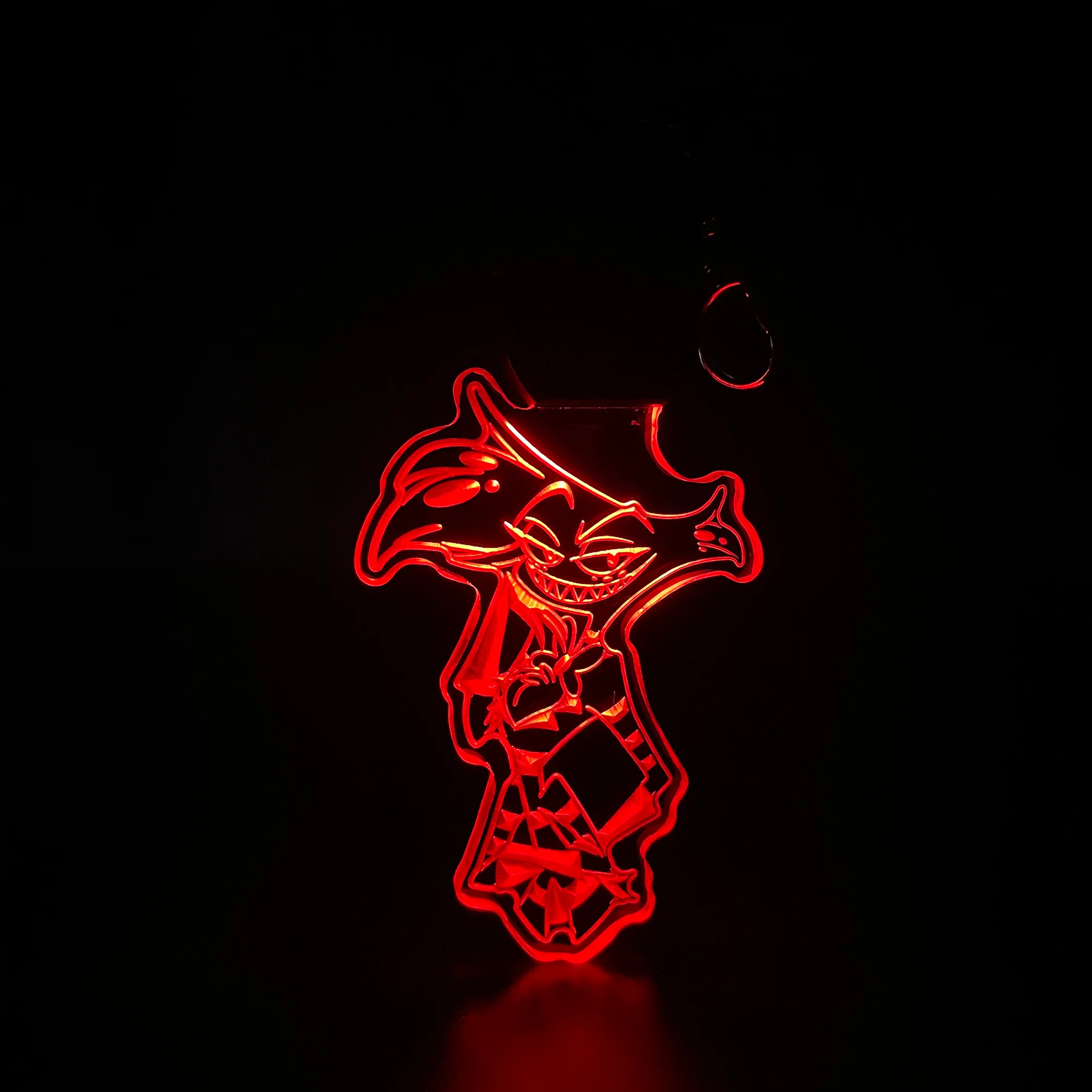 Angel Dust Hazbin Hotel LED Light Acrylic Keychain , Christmas Tree Ornament - Image 5