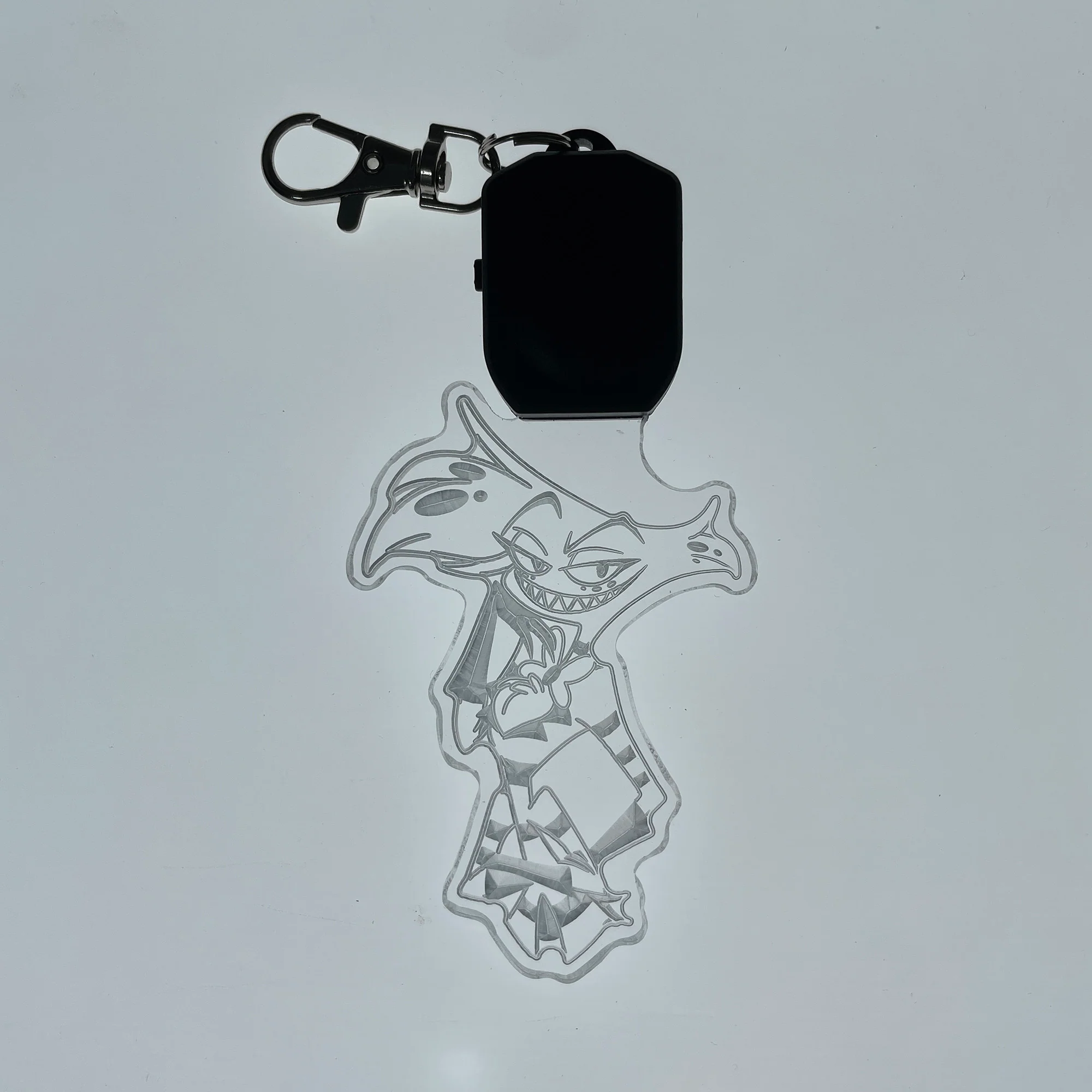 Angel Dust Hazbin Hotel LED Light Acrylic Keychain , Christmas Tree Ornament - Image 7