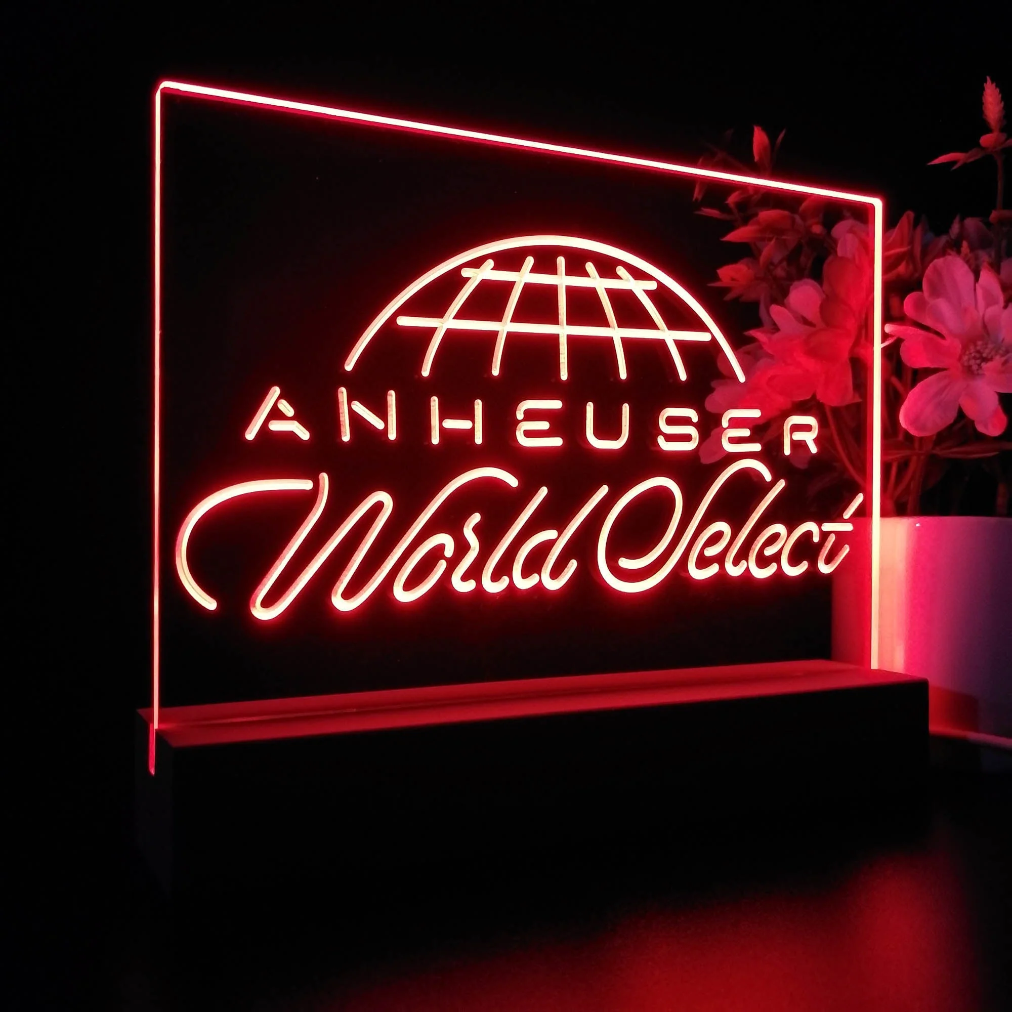 Anheuser World Select Beer Bar Neon Sign Pub Bar Lamp - Image 5