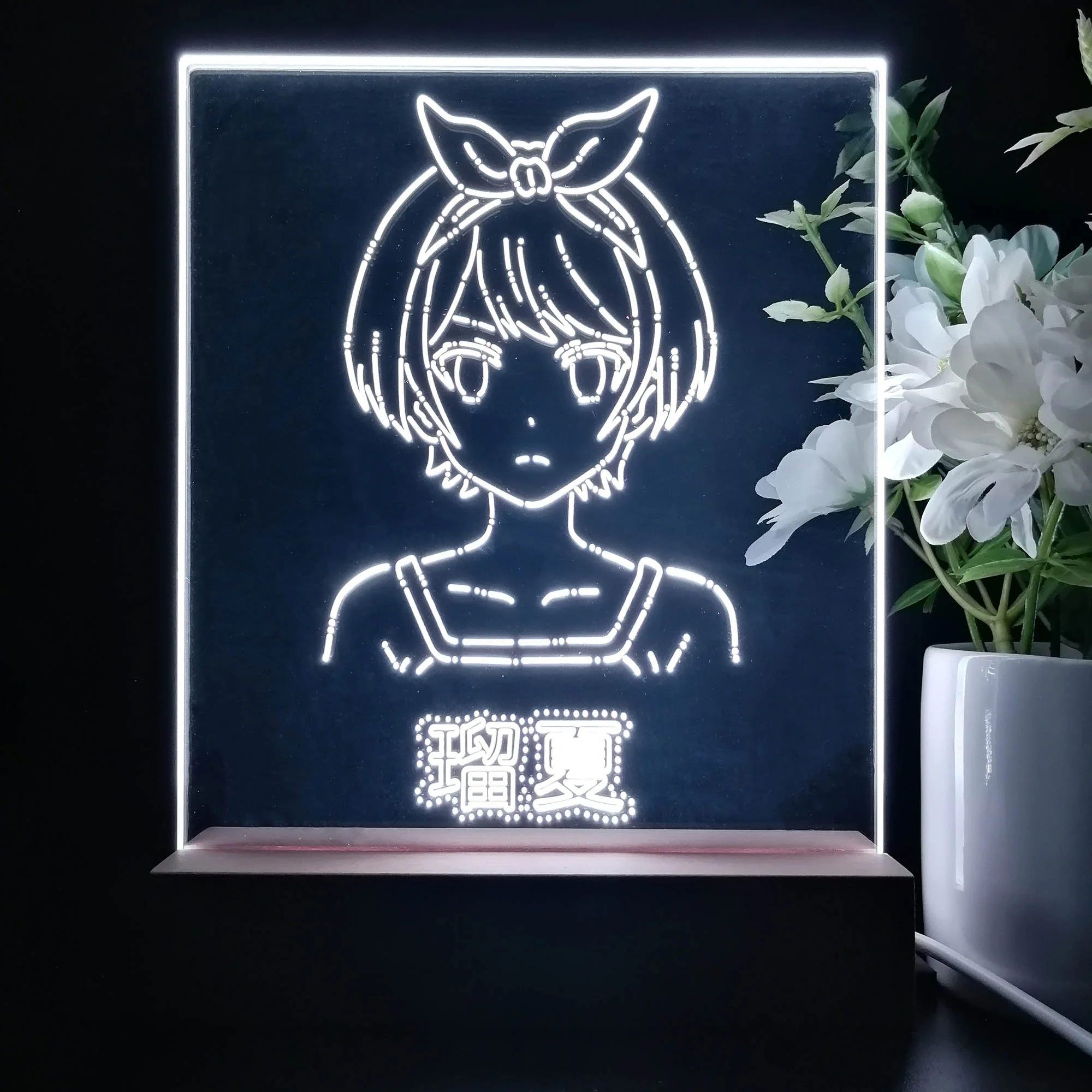 Anime Girl Game Room LED Sign Lamp Display - Image 4