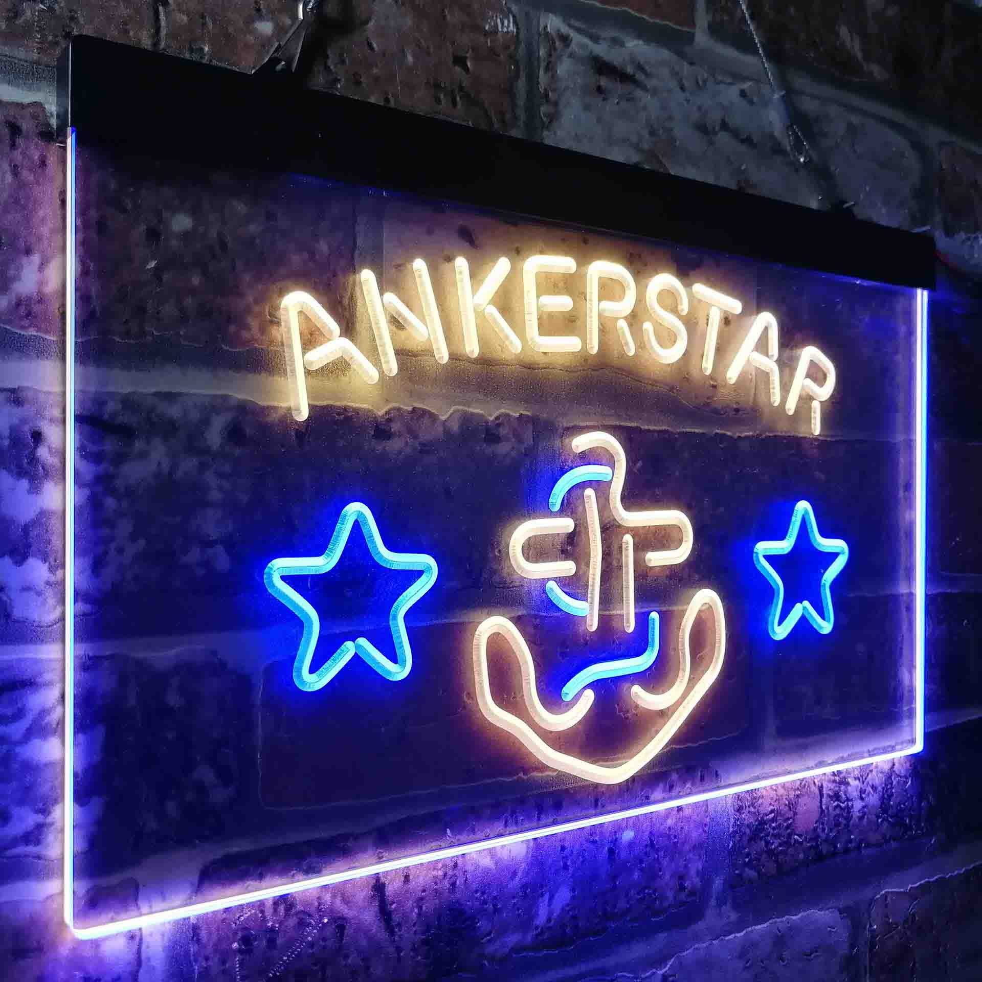 Ankerstar Anchor Cowboys Stars Beer Neon-Like LED Sign - Image 22