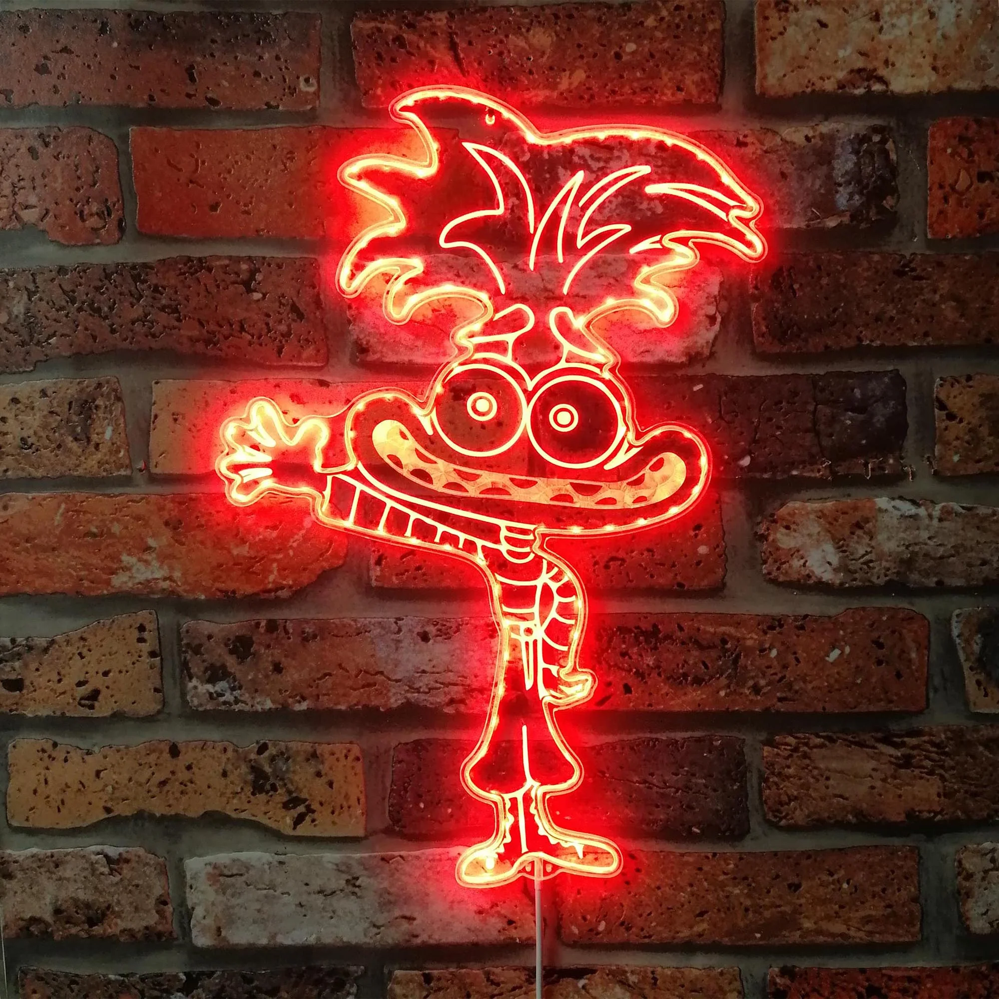 Anxiety Inside Out Neon LED Sign with Dynamic RGB Colors