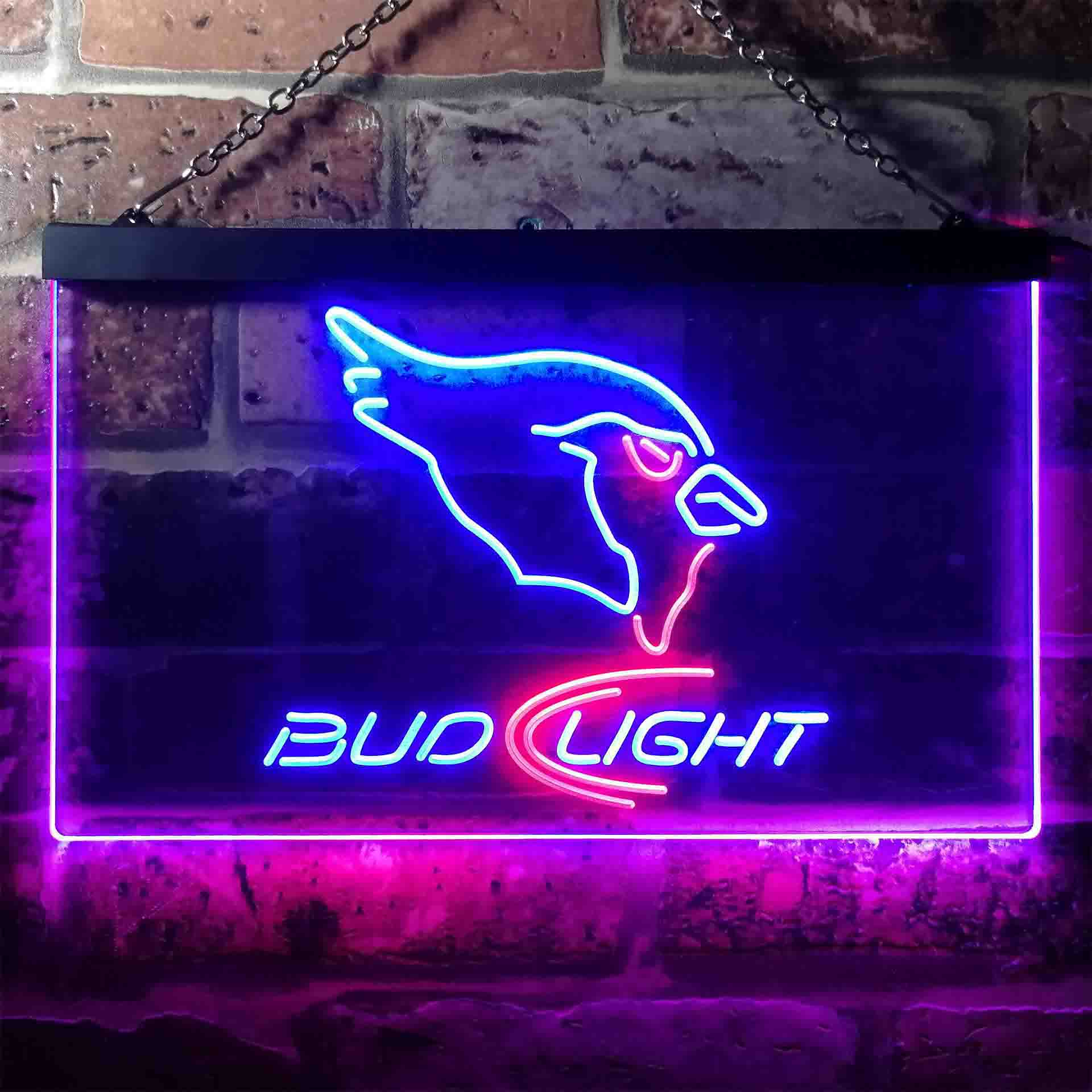 Arizona Cardinals Bud Light Neon-Like LED Sign - Image 8