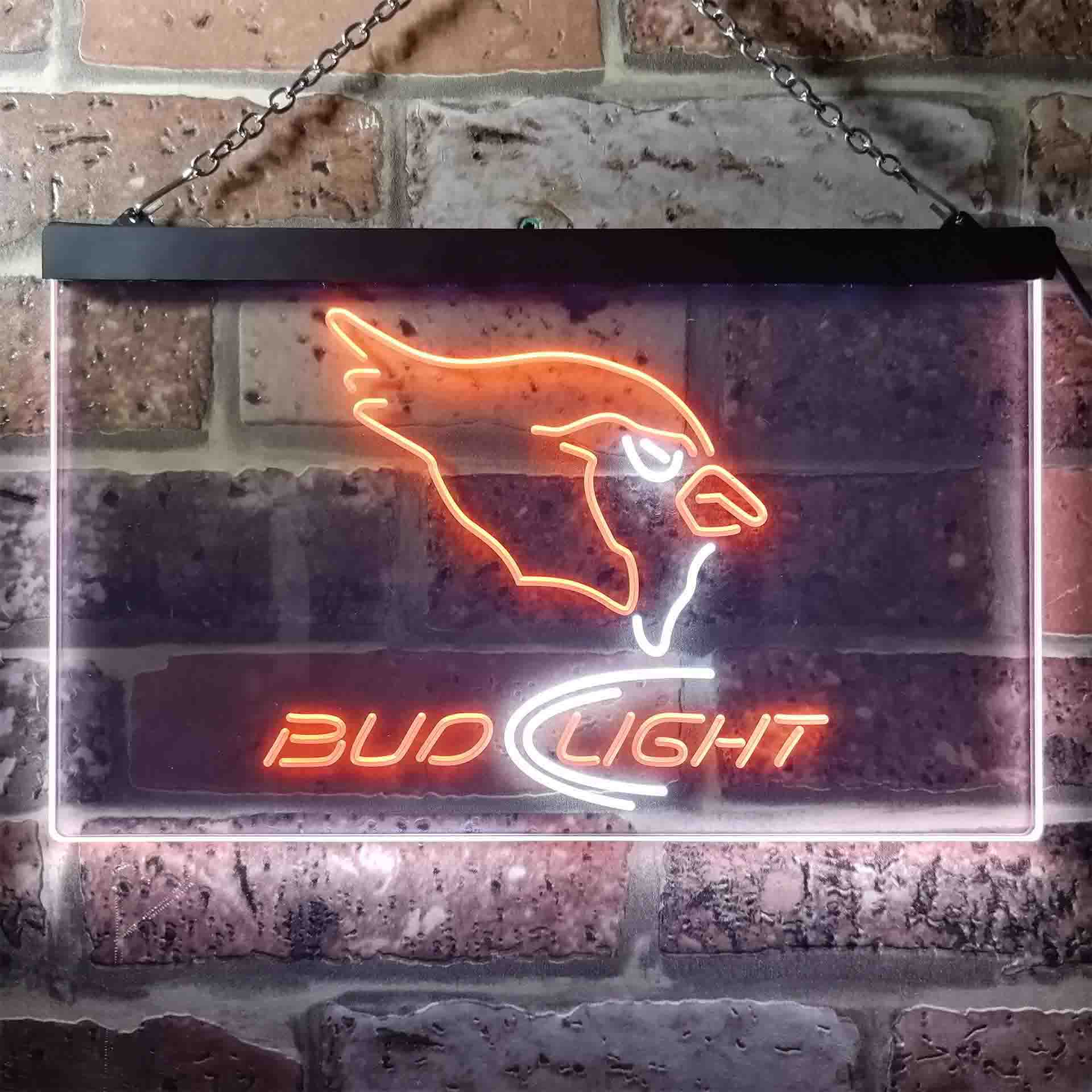 Arizona Cardinals Bud Light Neon-Like LED Sign - Image 9