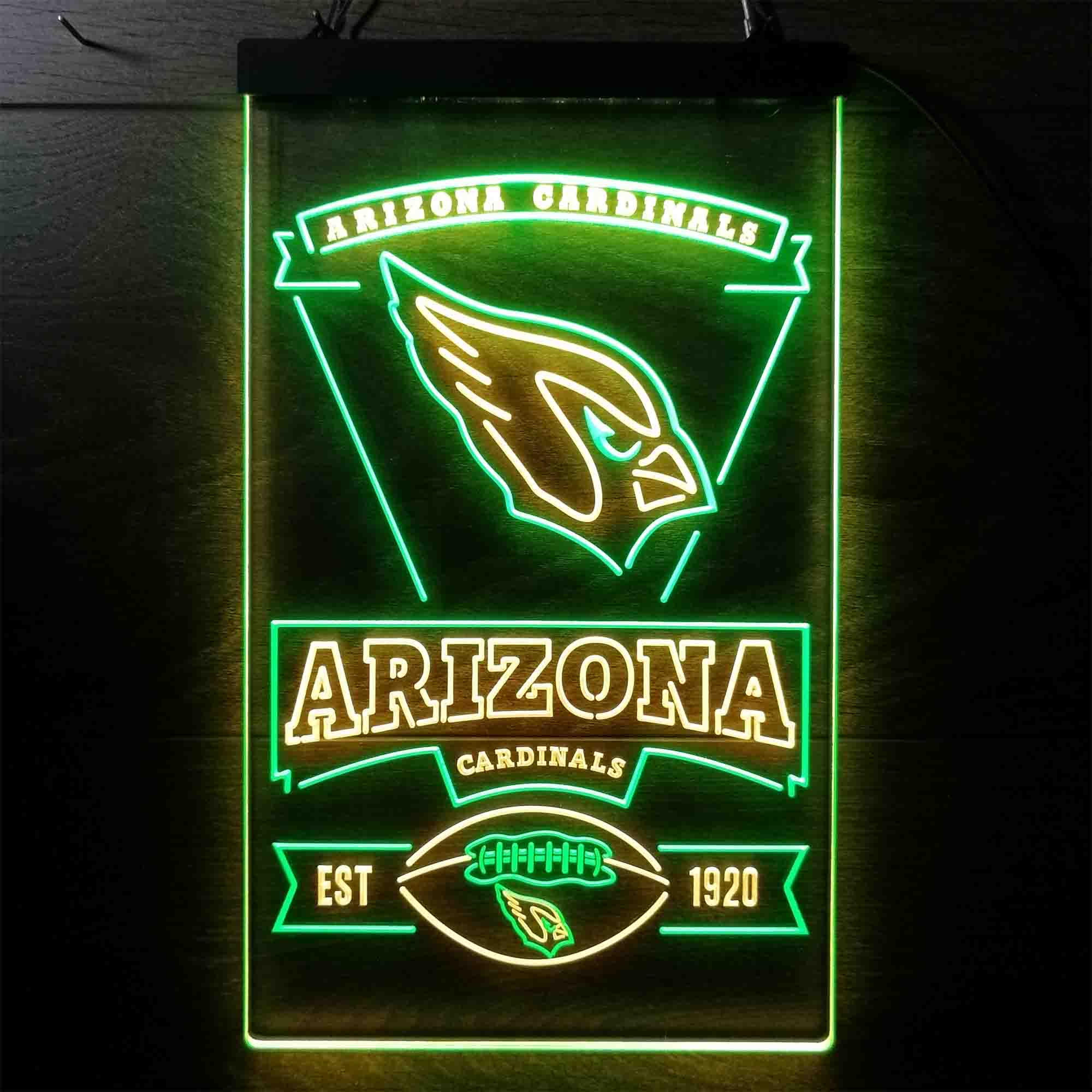 Arizona Cardinals Est. 1920 Neon-Like LED Sign - Image 4