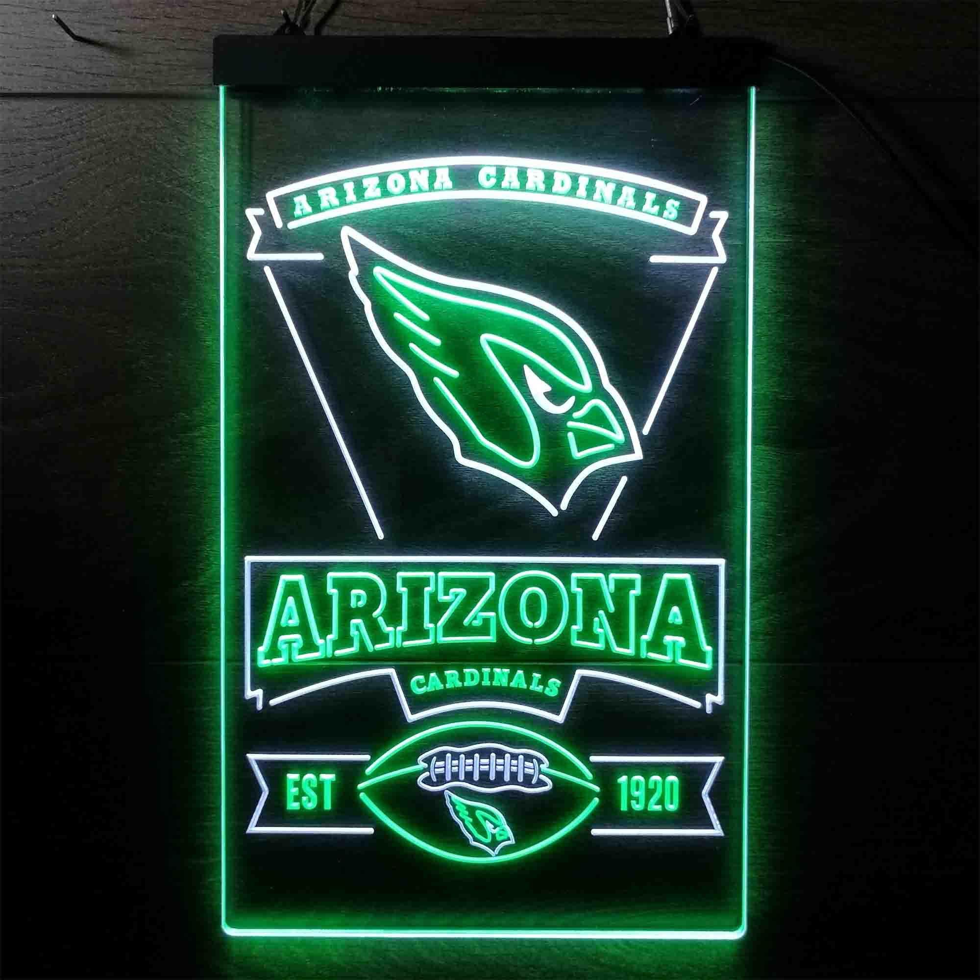 Arizona Cardinals Est. 1920 Neon-Like LED Sign - Image 8