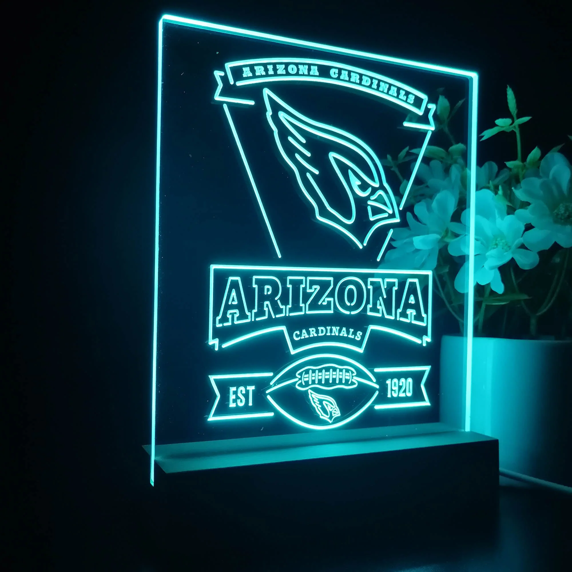 Arizona Cardinals Souvenir Neon Sign Pub Bar Lamp - Image 7