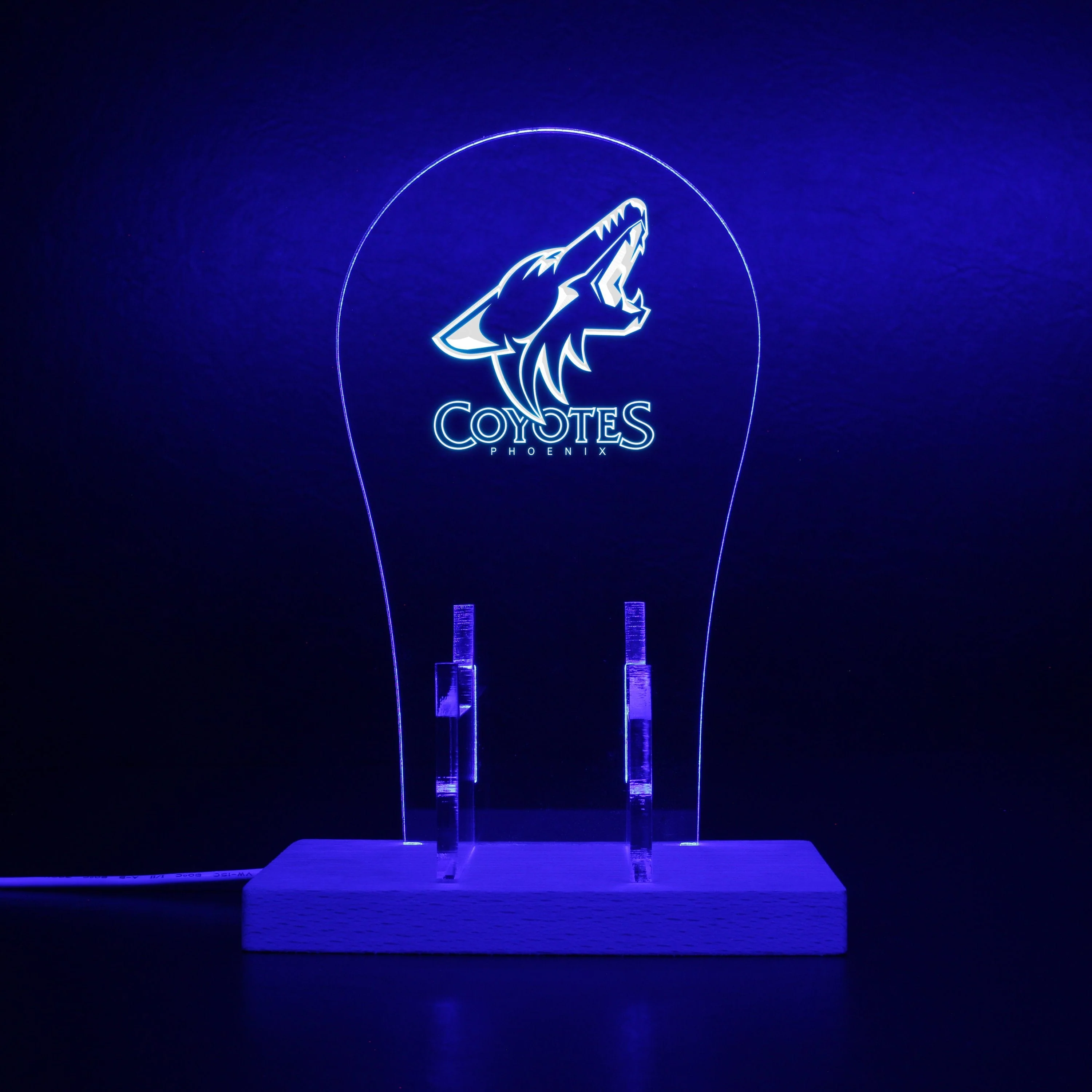 Arizona Coyotes LED Gaming Headset Controller Stand - Image 5