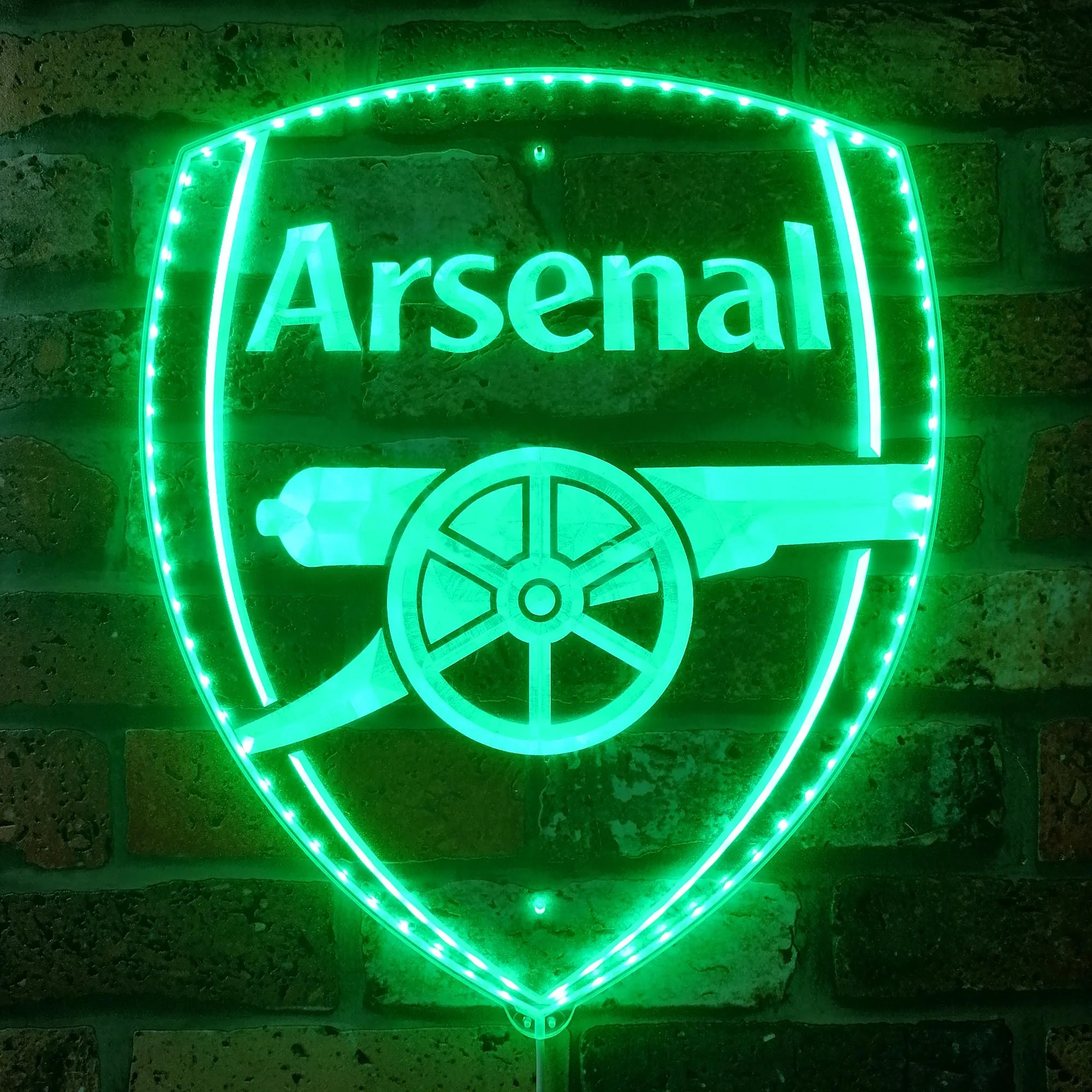 Arsenal F.C. Neon LED Sign with Dynamic RGB Colors - Image 6