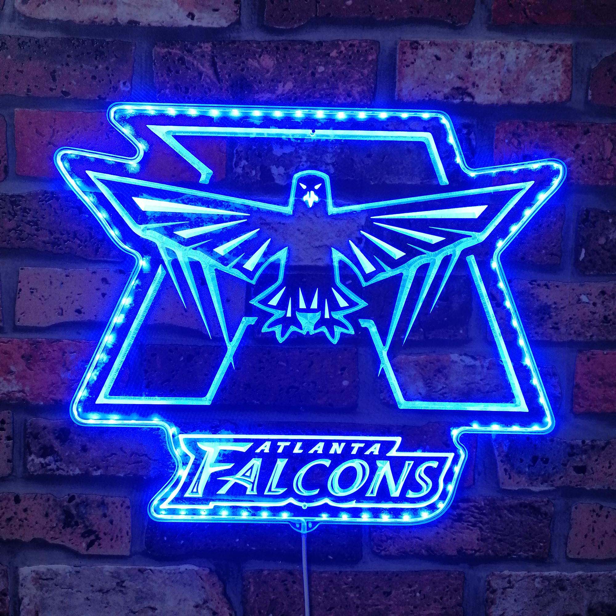 Atlanta Falcons Neon LED Sign with Dynamic RGB Colors - Image 4