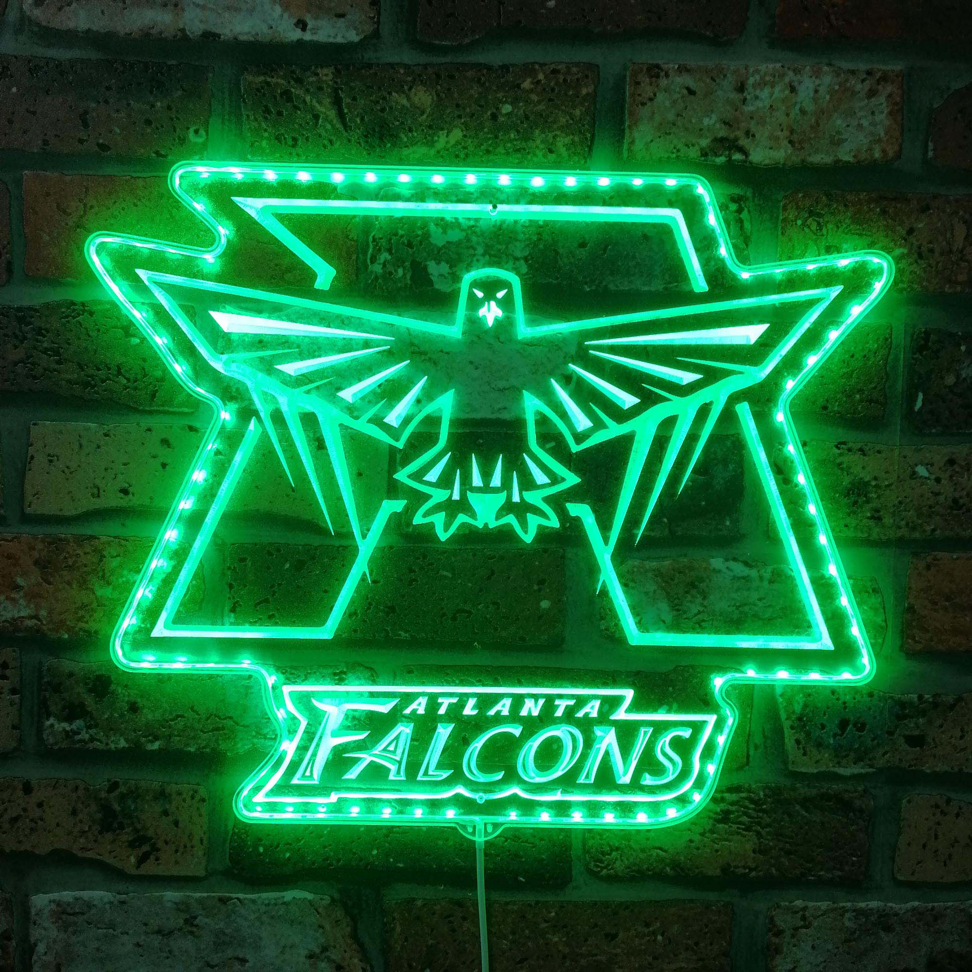 Atlanta Falcons Neon LED Sign with Dynamic RGB Colors - Image 6