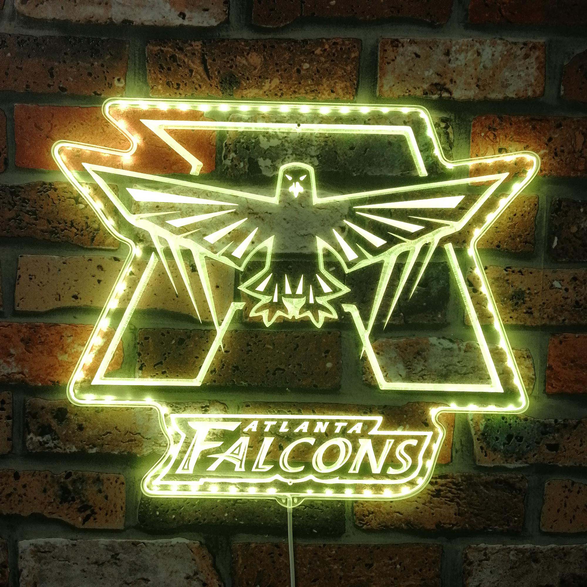 Atlanta Falcons Neon LED Sign with Dynamic RGB Colors - Image 7