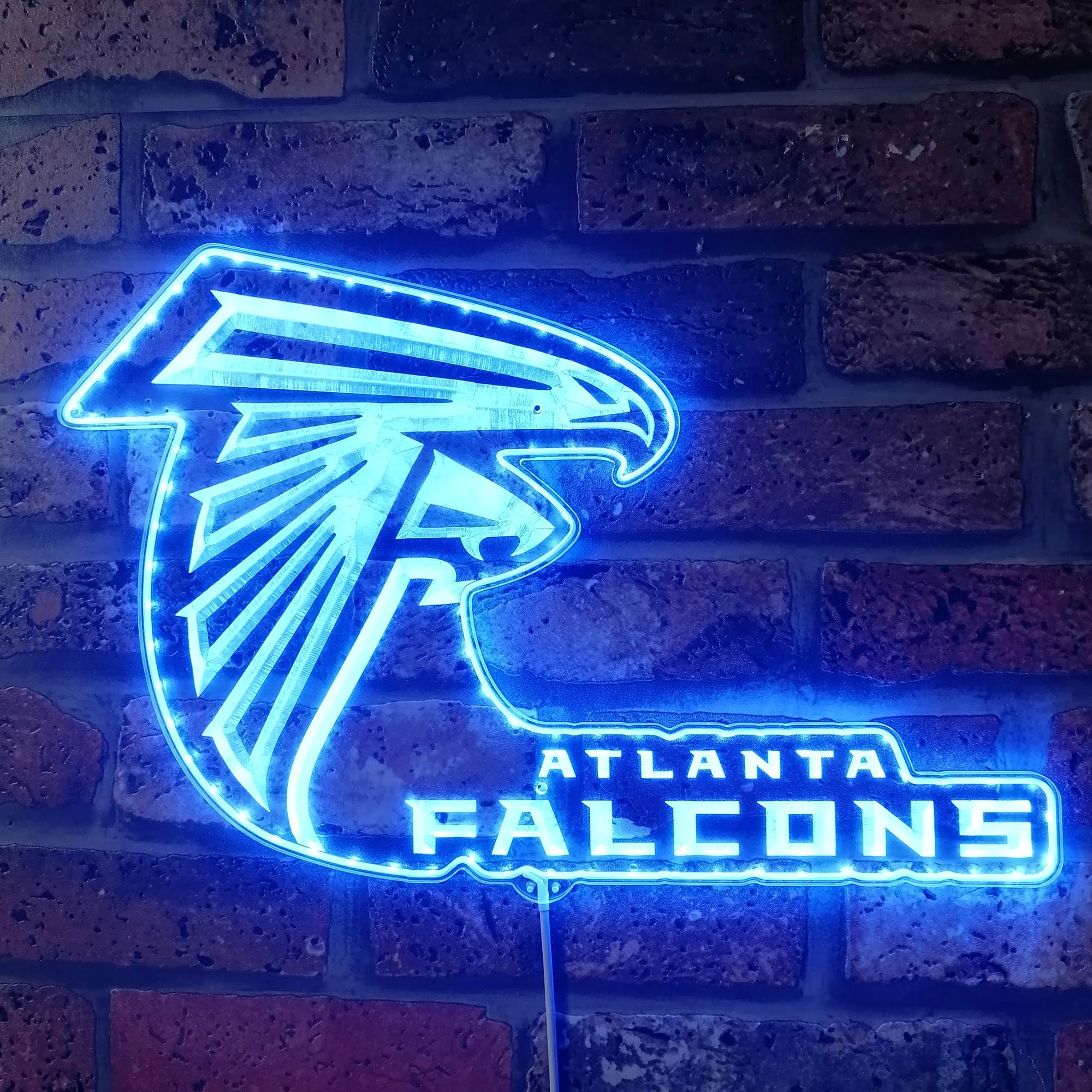 Atlanta Falcons Neon LED Sign with Dynamic RGB Colors - Image 4
