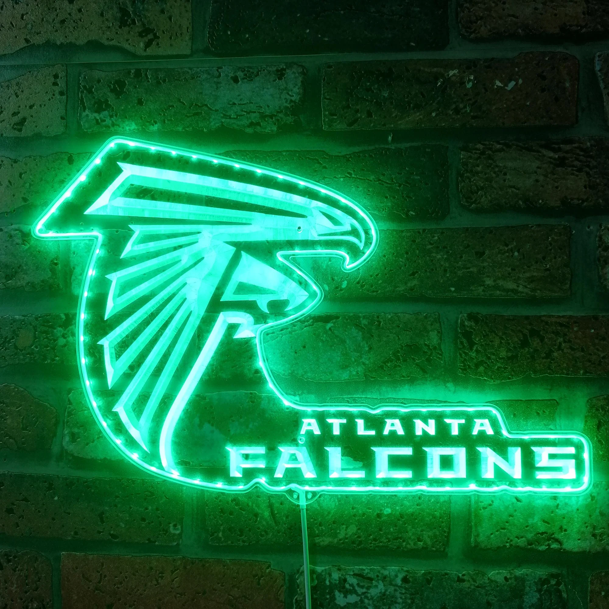 Atlanta Falcons Neon LED Sign with Dynamic RGB Colors - Image 6