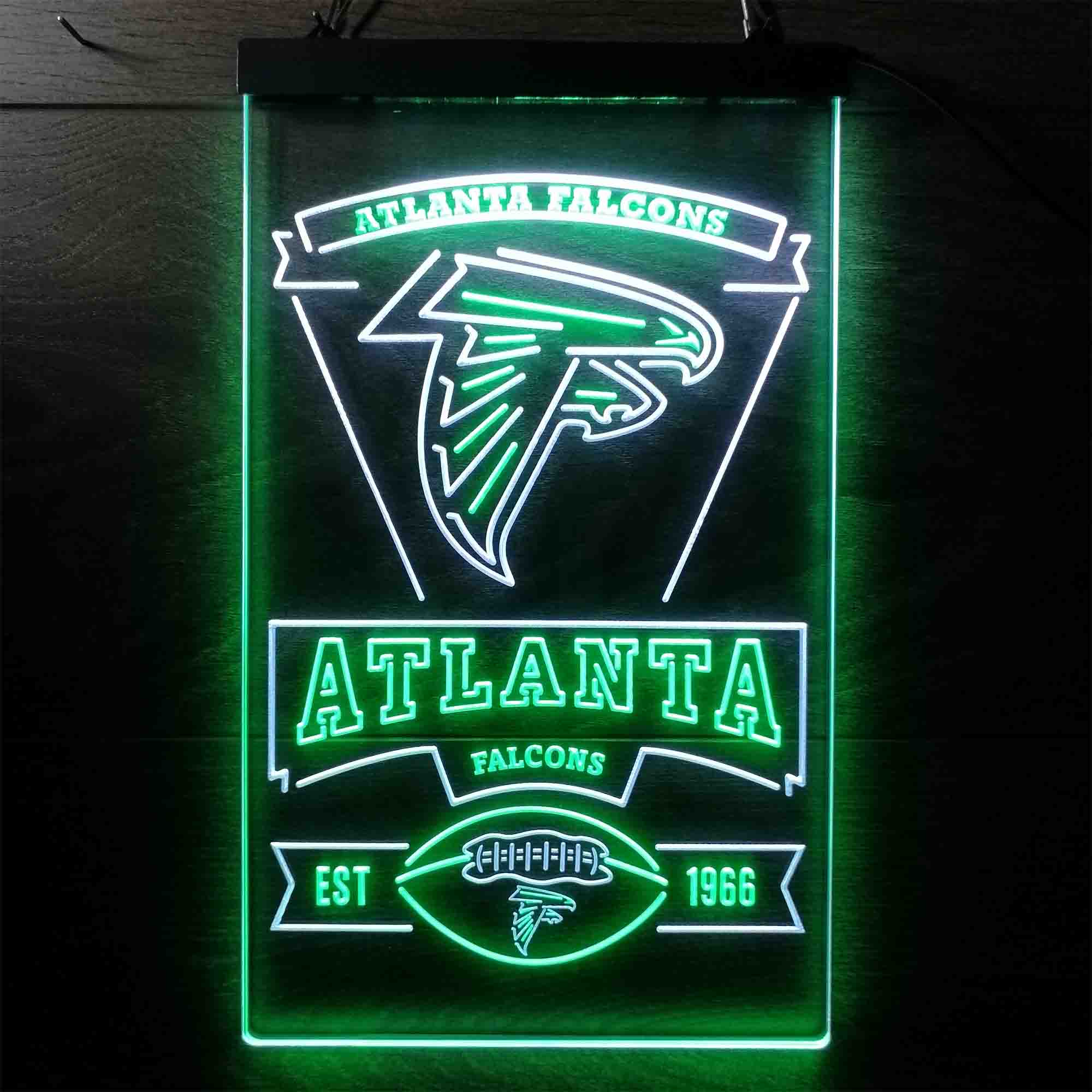 Atlanta Falcons Est. 1966 Neon-Like LED Sign - Image 13