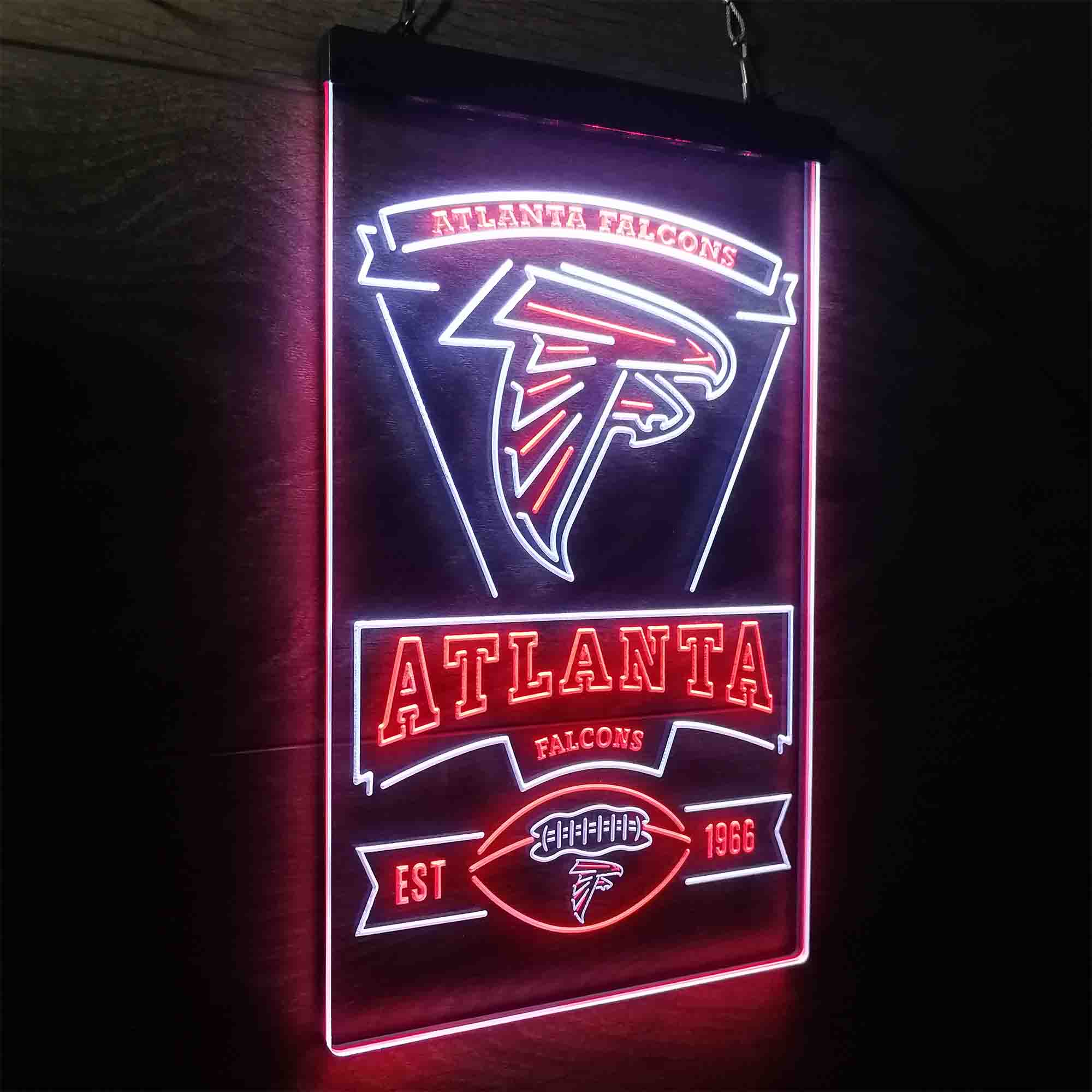 Atlanta Falcons Est. 1966 Neon-Like LED Sign - Image 16