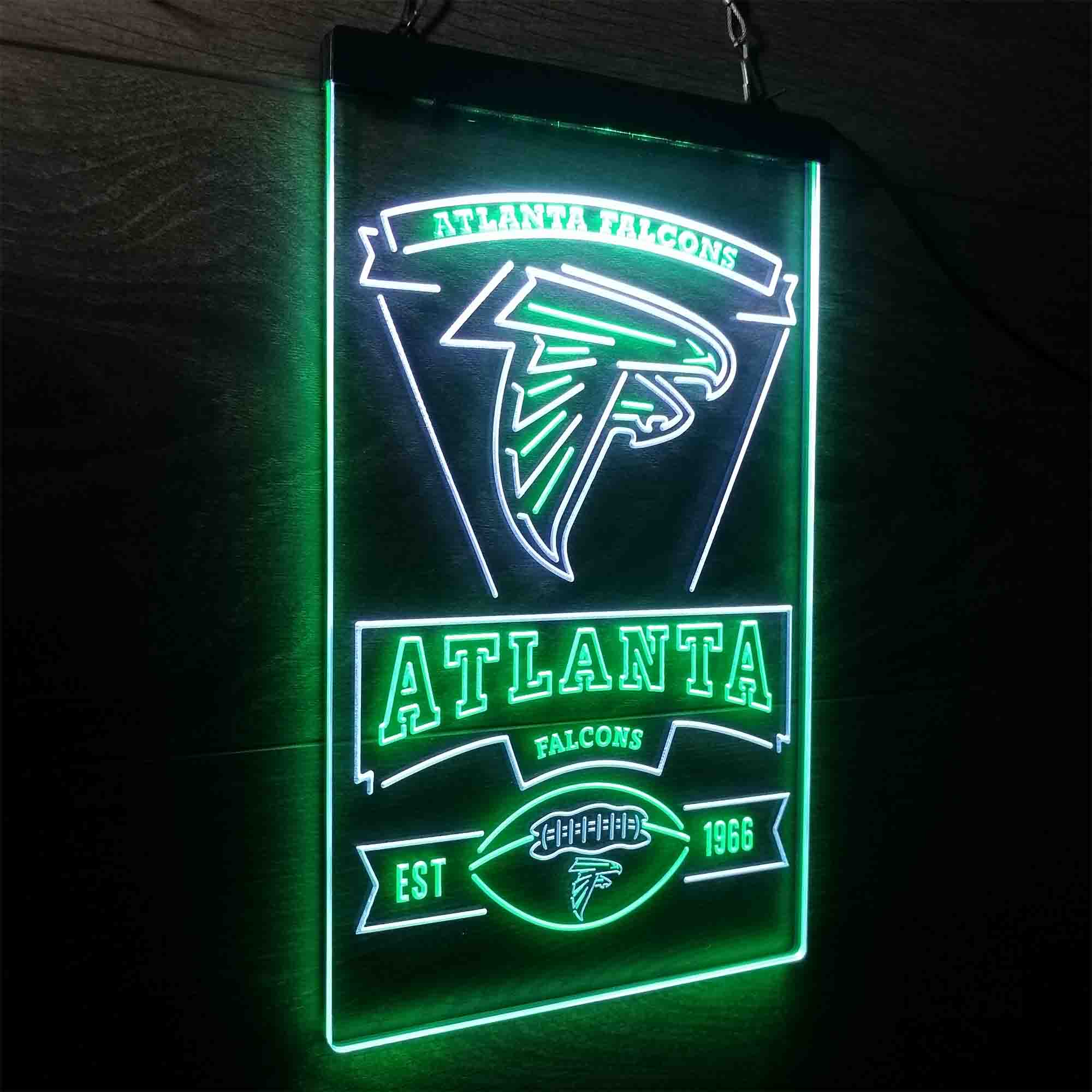 Atlanta Falcons Est. 1966 Neon-Like LED Sign - Image 26