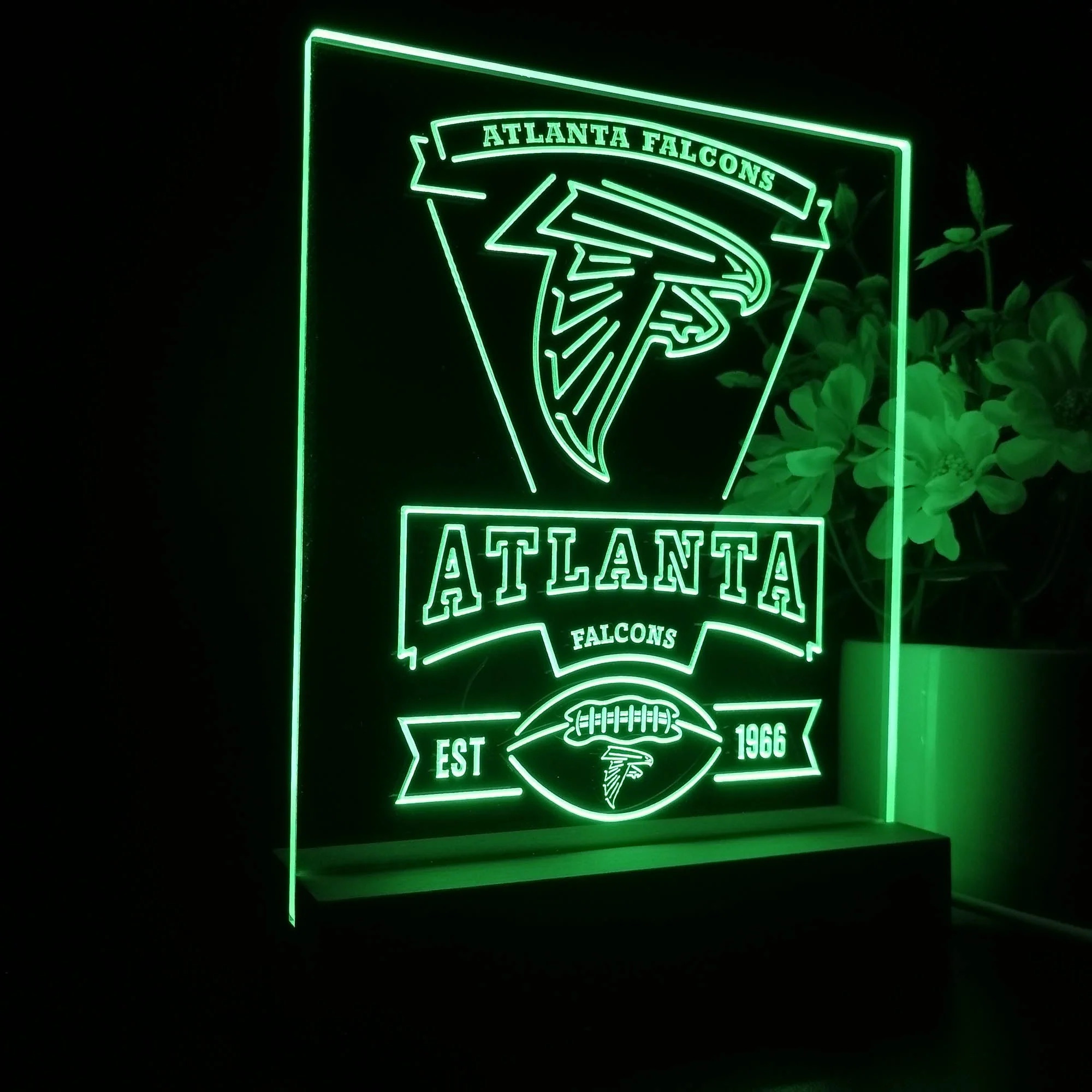 Atlanta Falcons Souvenir Neon Sign Pub Bar Lamp - Image 6