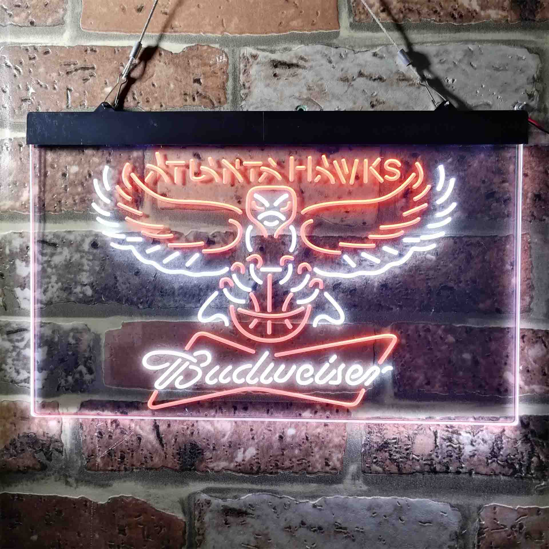 Atlanta Hawks Budweiser Neon-Like LED Sign - Image 11