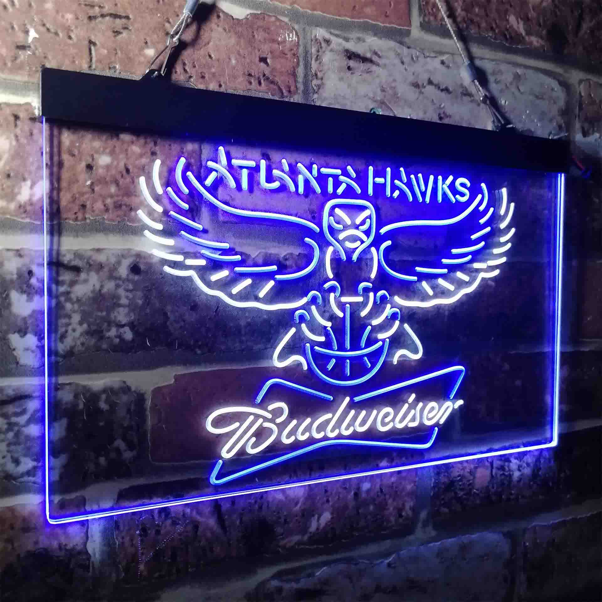 Atlanta Hawks Budweiser Neon-Like LED Sign - Image 15