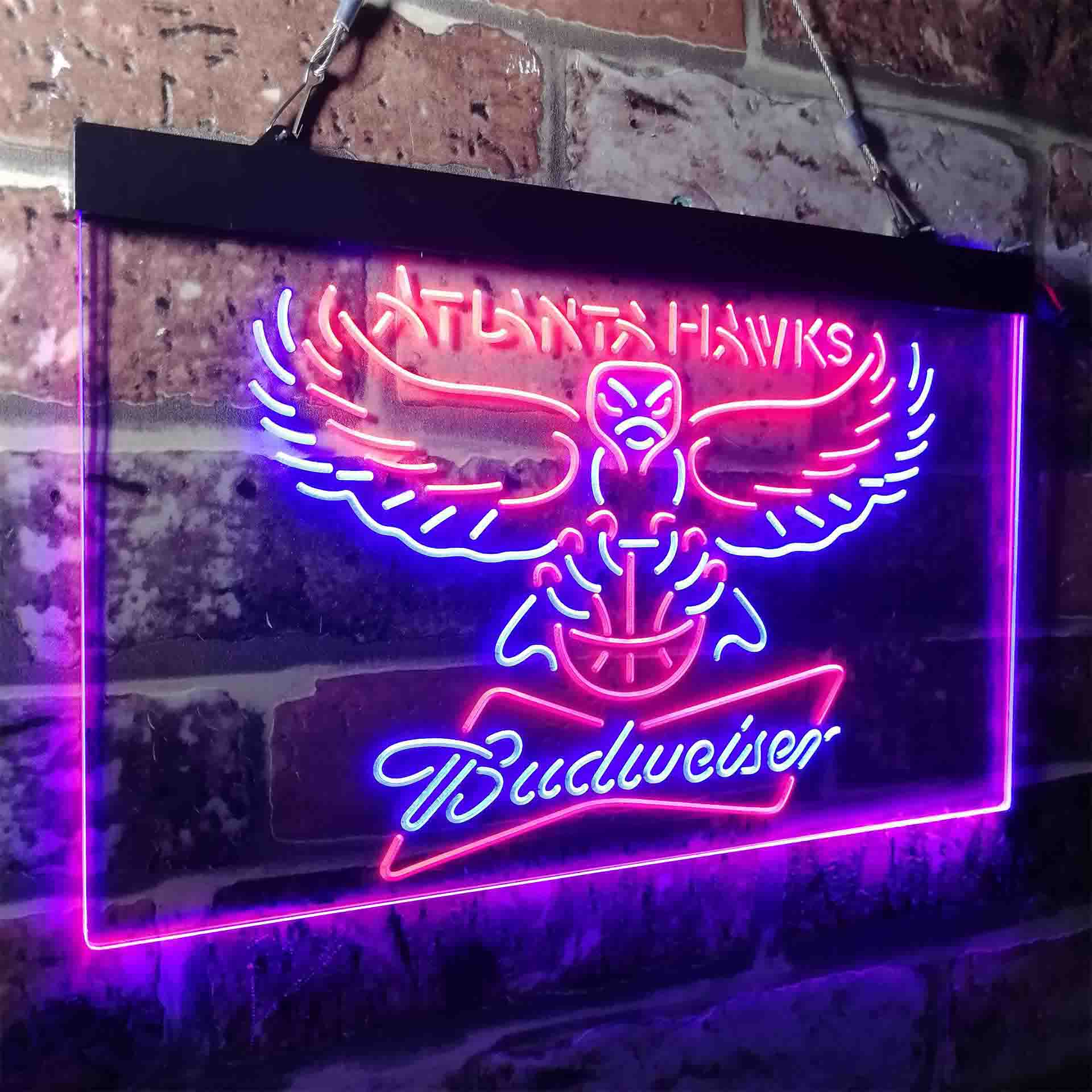 Atlanta Hawks Budweiser Neon-Like LED Sign - Image 22