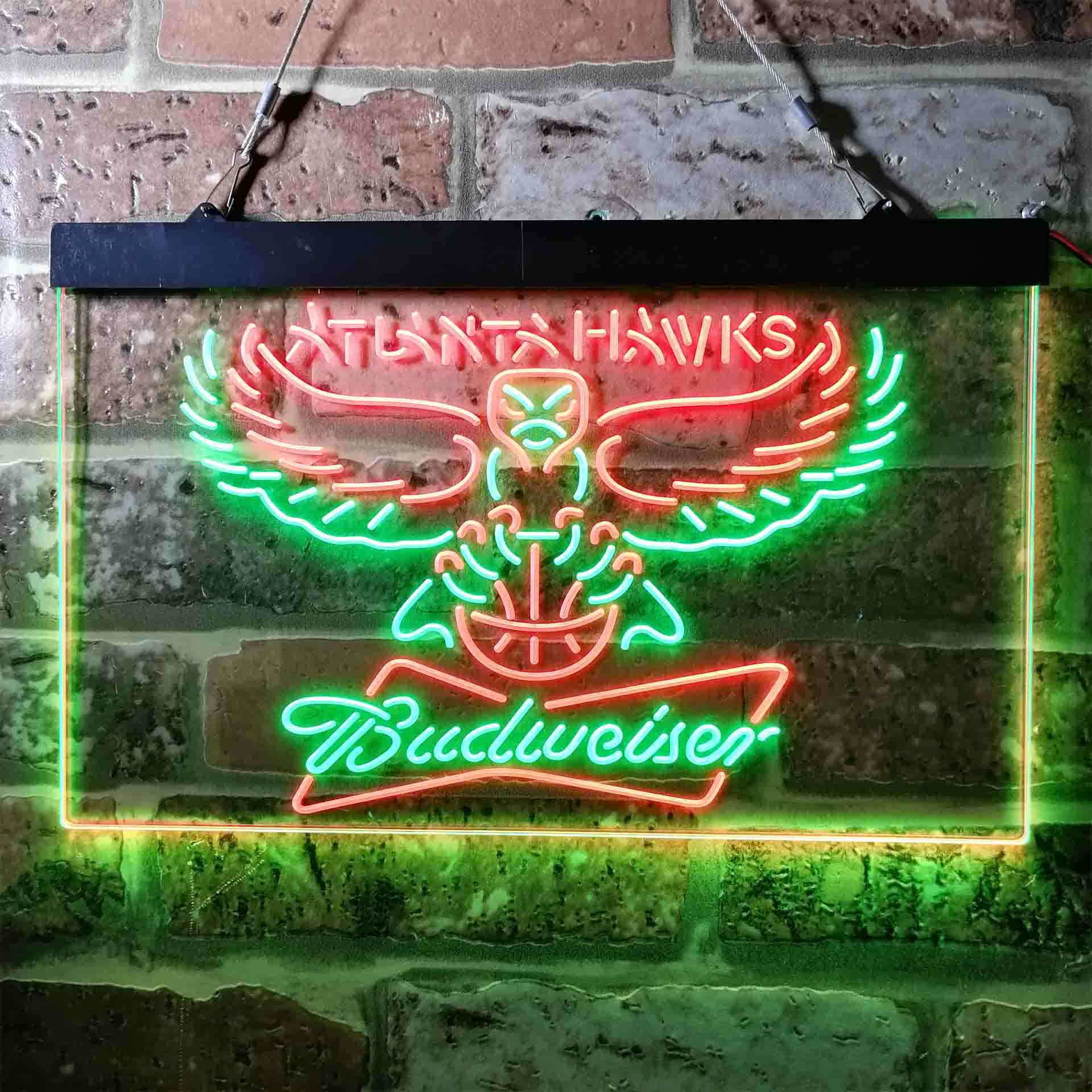 Atlanta Hawks Budweiser Neon-Like LED Sign - Image 5
