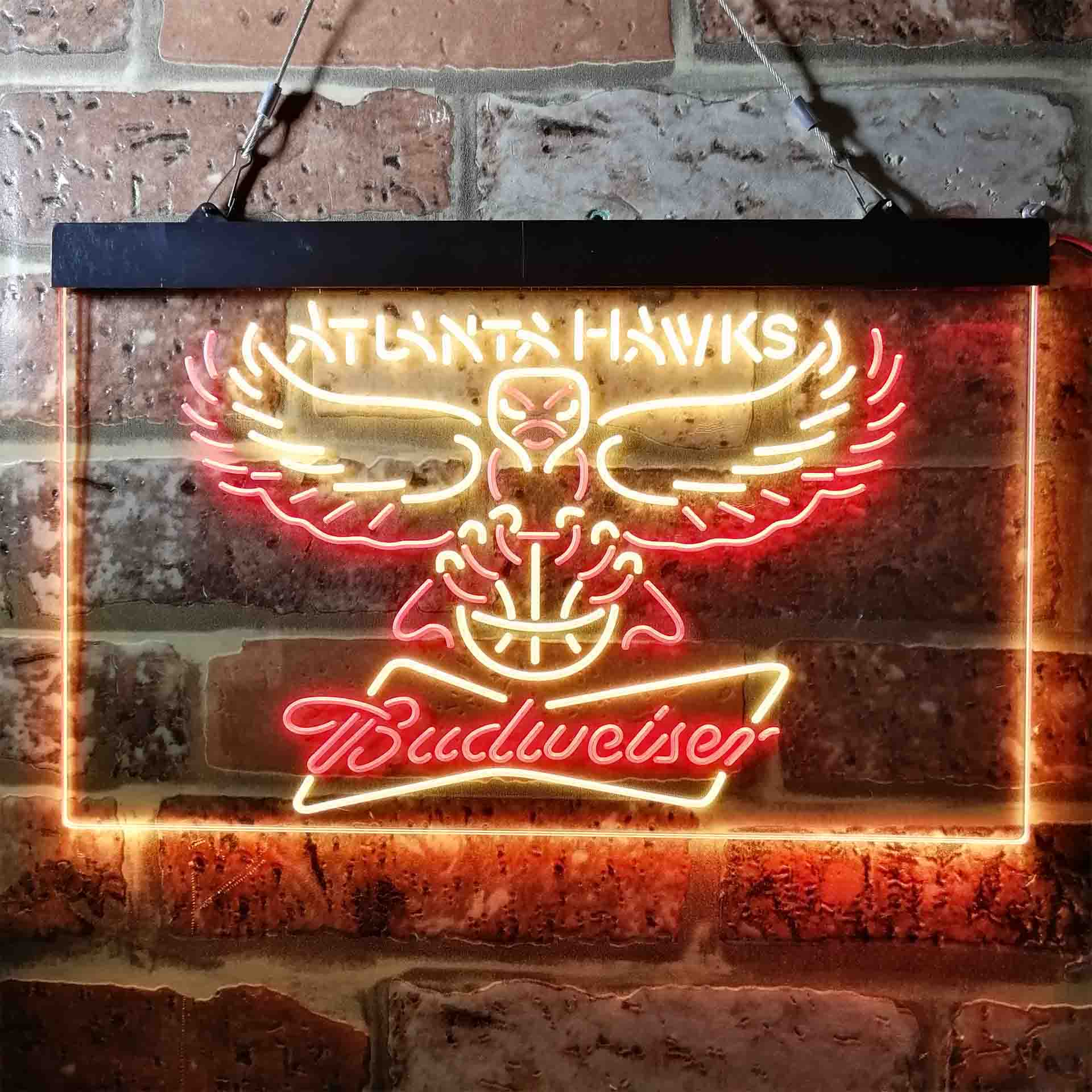 Atlanta Hawks Budweiser Neon-Like LED Sign - Image 6