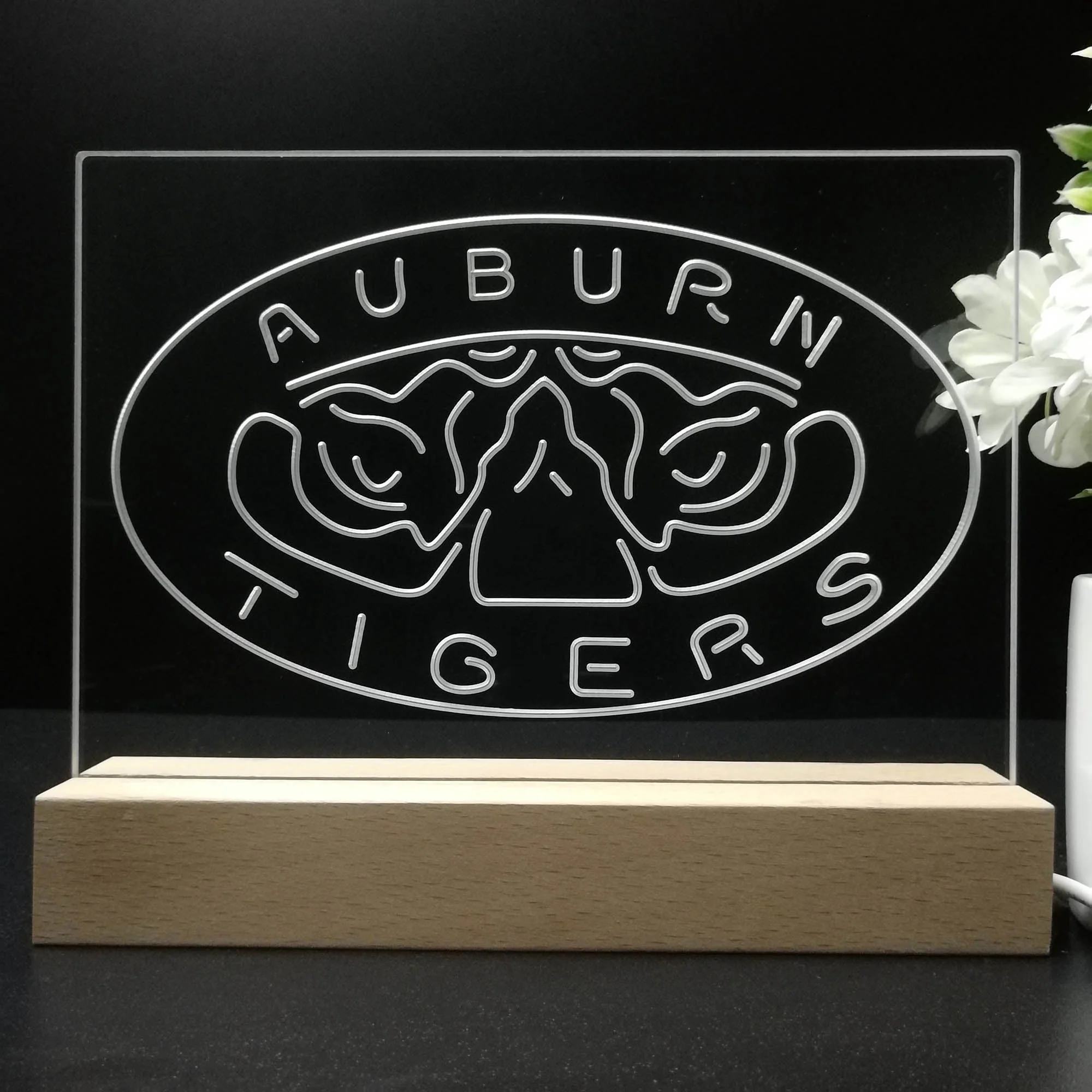Auburn Tigers Night Light Pub Bar Lamp - Image 8