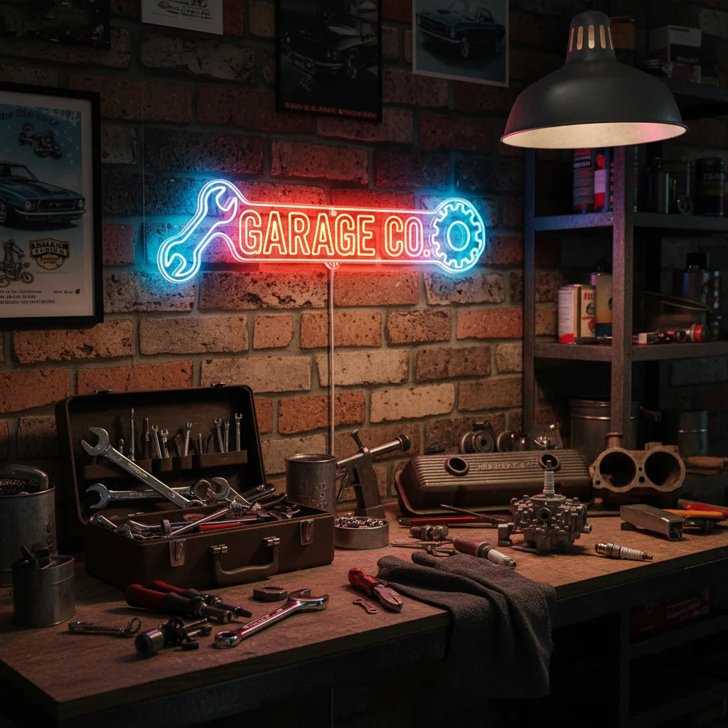 Austin Healey Neon LED Sign with Dynamic RGB Colors - Image 11