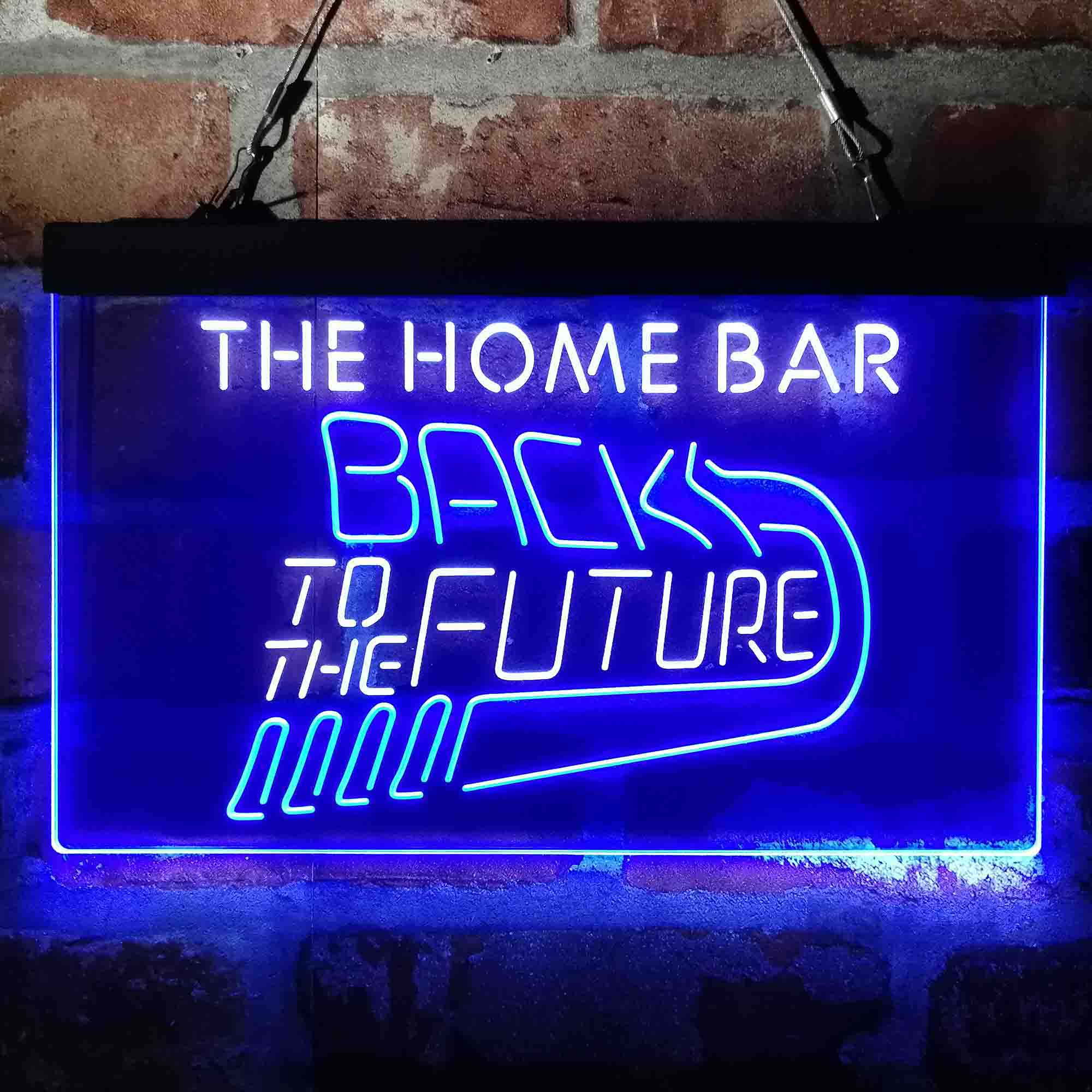 Personalized Back to The Future Home Bar Neon-Like LED Sign - Custom Wall Decor Gift - Image 10