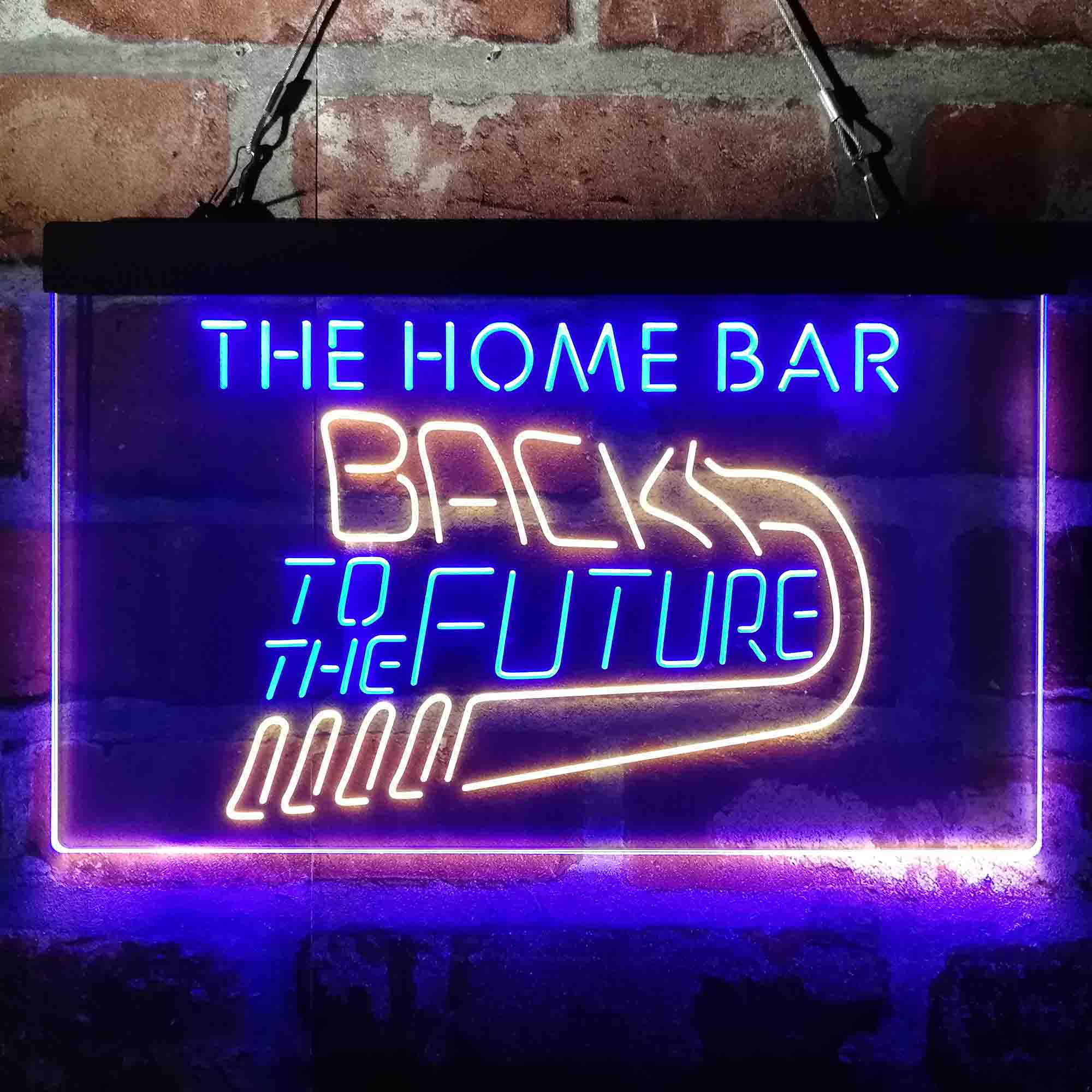 Personalized Back to The Future Home Bar Neon-Like LED Sign - Custom Wall Decor Gift - Image 8